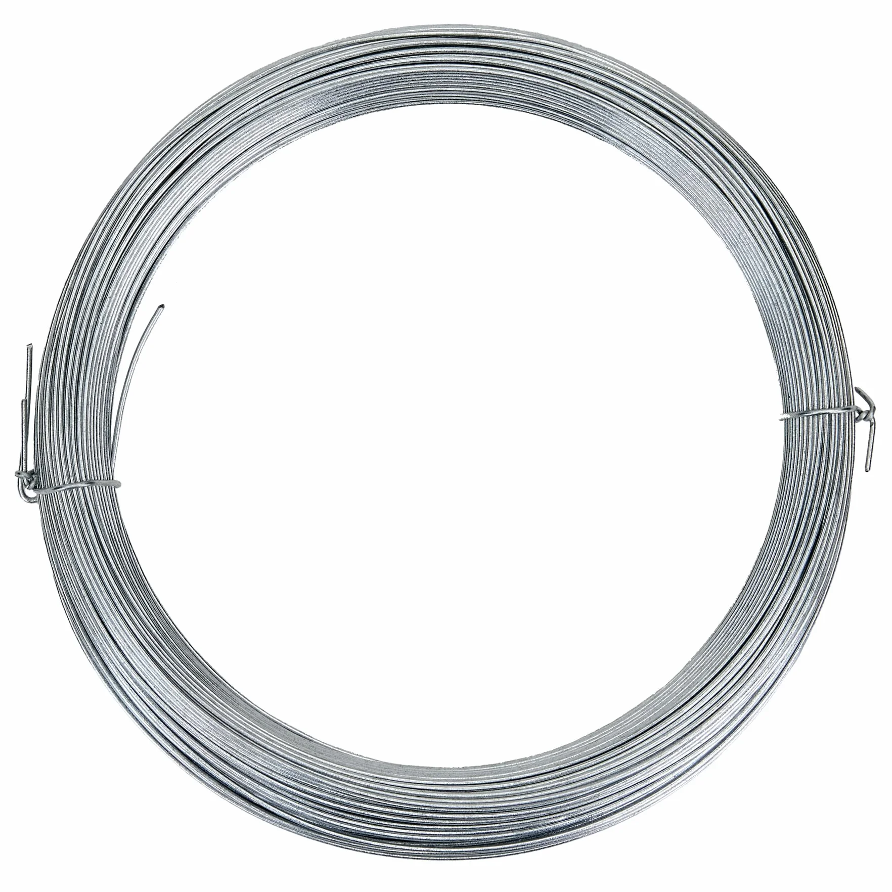 Flandria Fil acier galvanisé 0,7 mm – Bobinot 50 m – Fil métallique souple et résistant pour bricolage, jardinage et fixation – Antirouille