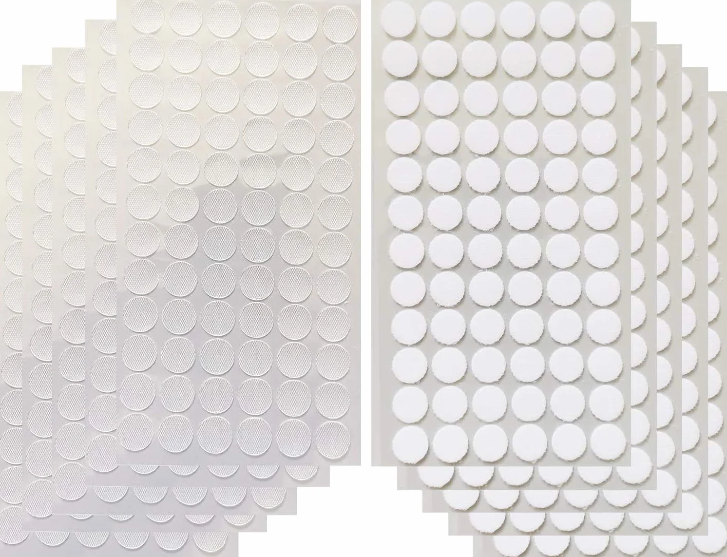 Arlent 350 Paires 700 Capsules 15mm Cercles Auto-adhésifs Points Arrière Transparent