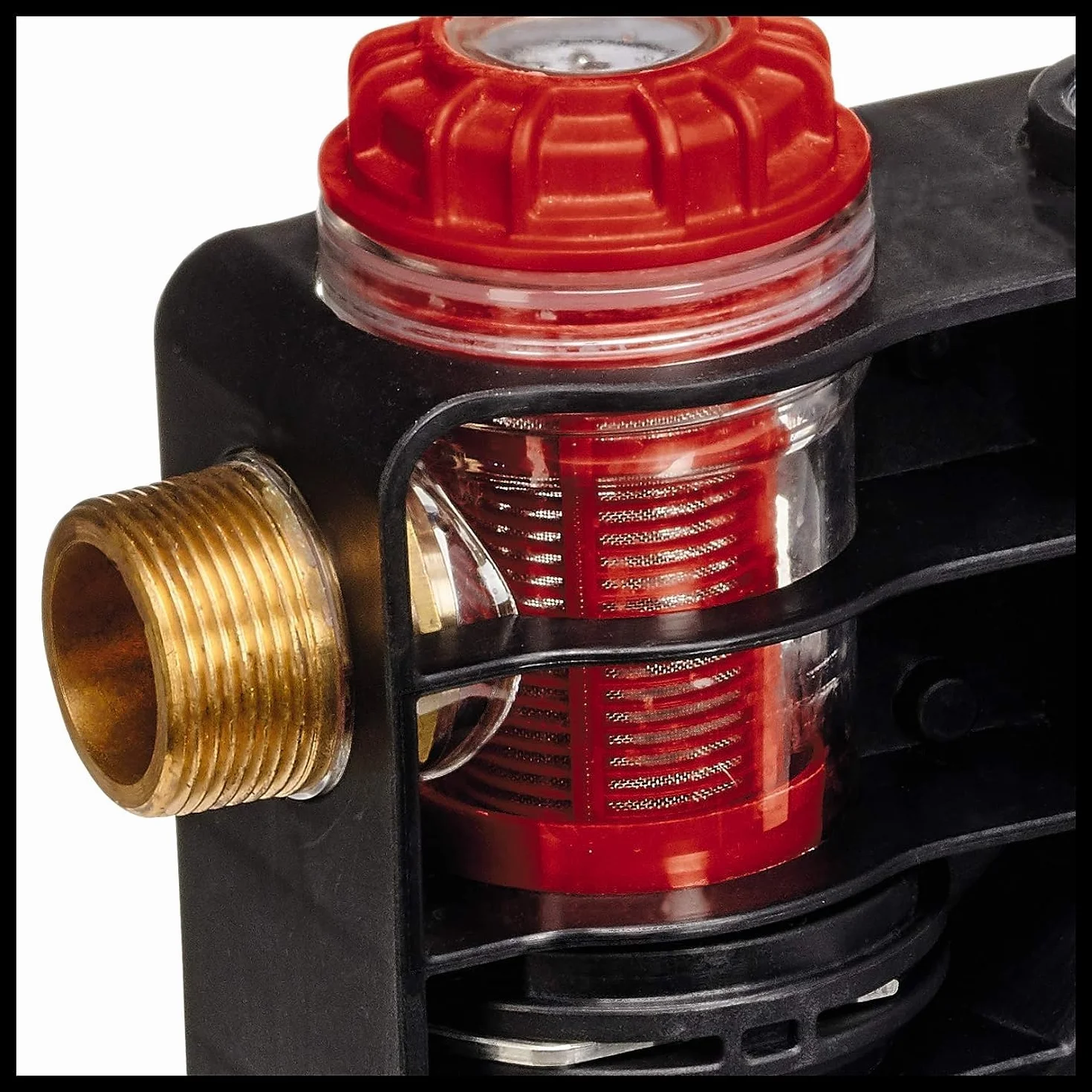 Einhell Pompe d’arrosage GE-GP 1246 N FS 1200 W 4600 L/h indicateur de niveau d’eau protection marche à vide capteur débit LED