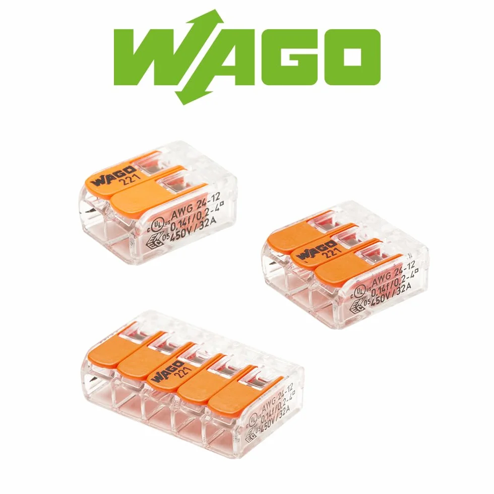 Boîte WAGO panaché 80 bornes 20 x 2 45 x 3 15 x 5 Entrées