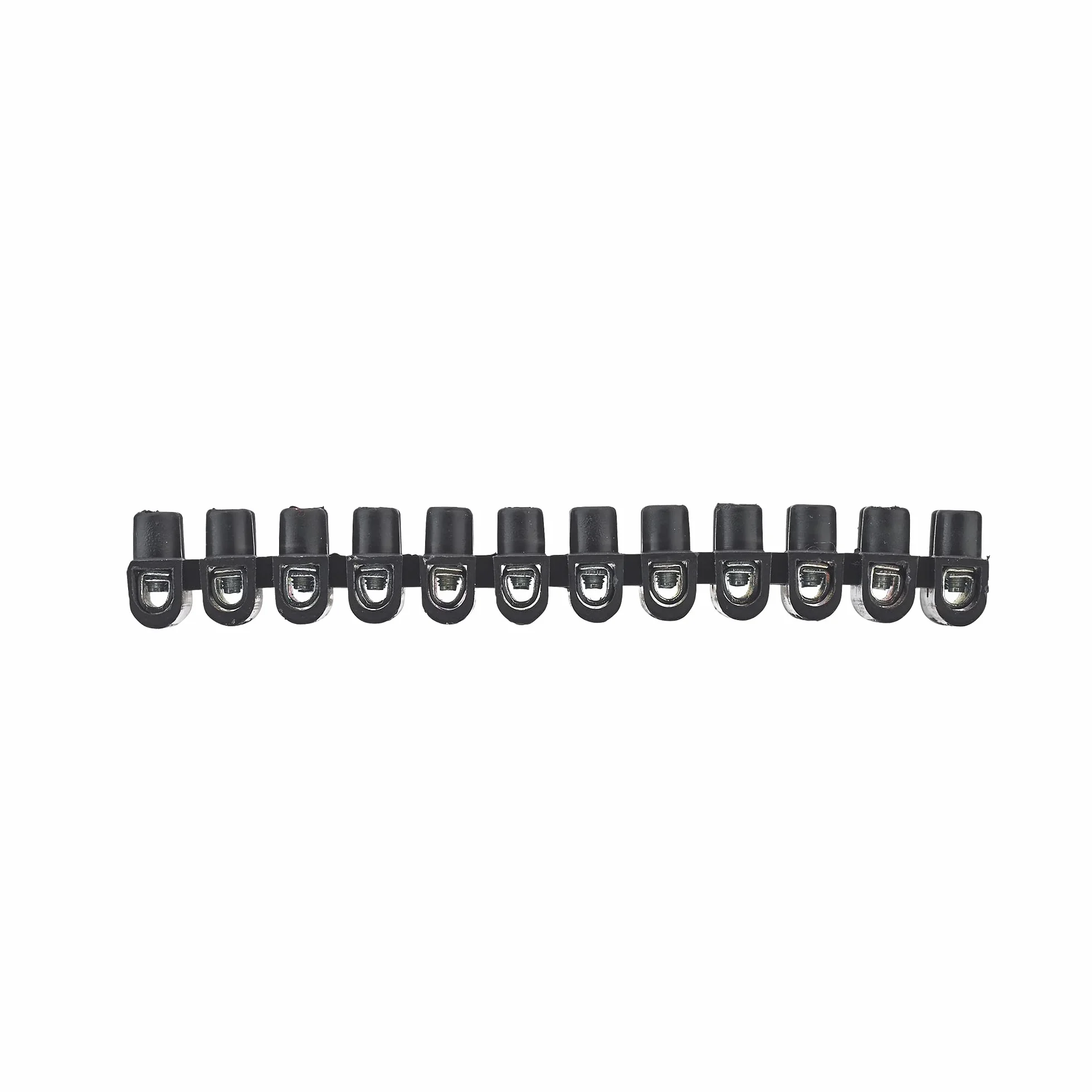 Blocs de Jonction Électriques 2,5 mm² Connecteur Rapide Borne de Serrage Noir