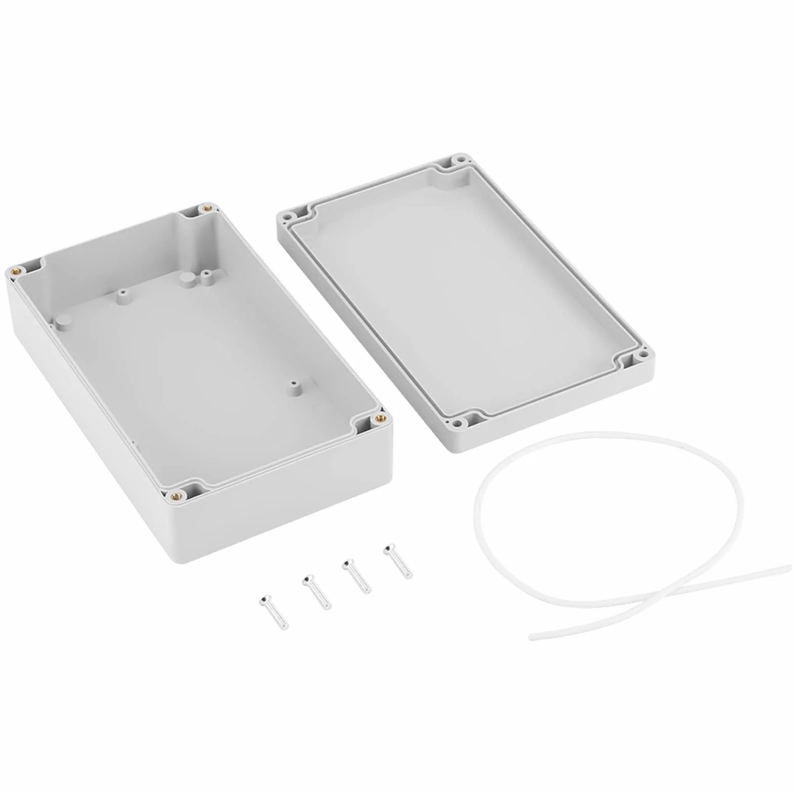Boîte de Jonction Étanche ABS 200x120x55mm pour Équipements Électriques Intérieur Extérieur