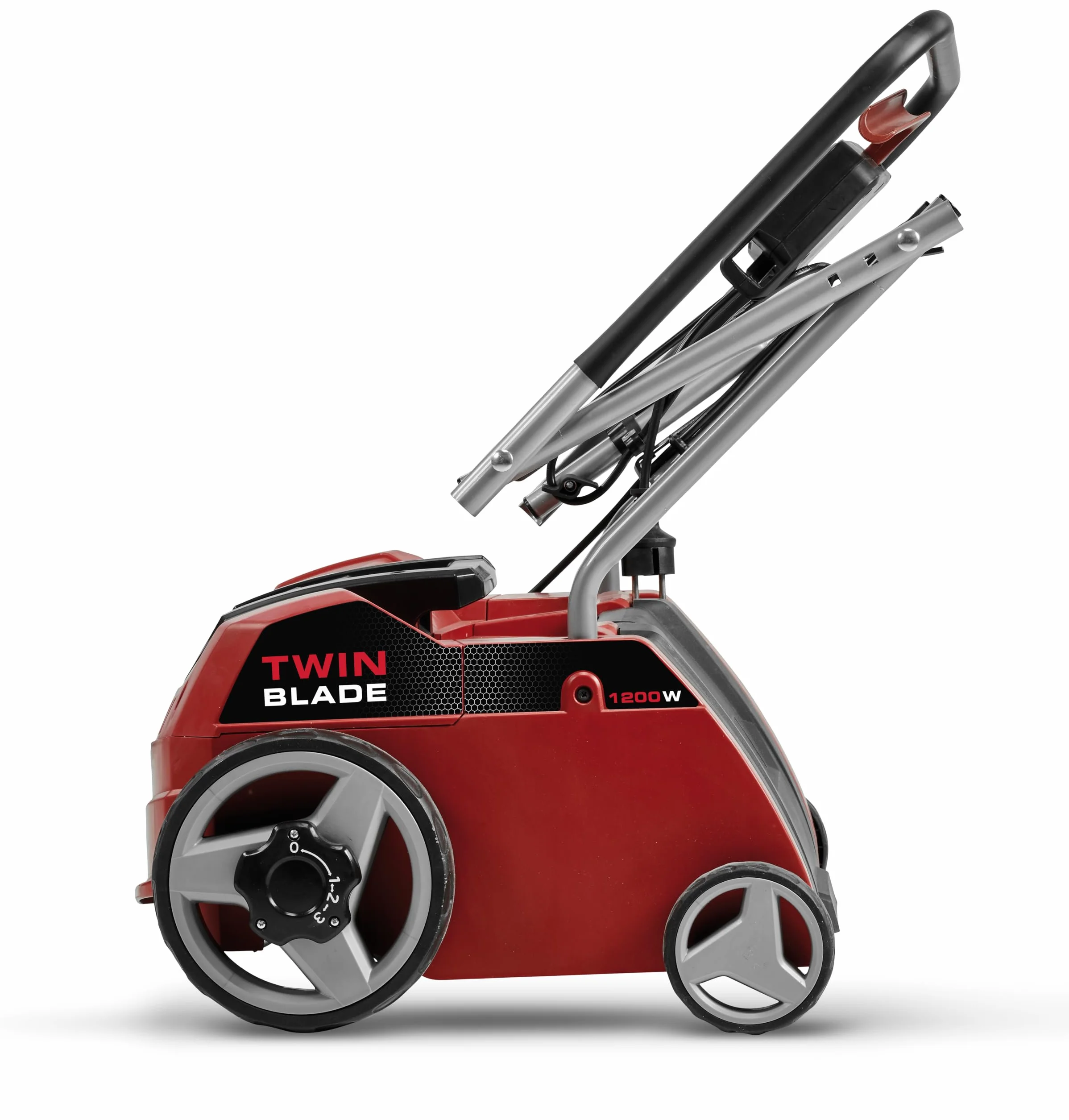 Einhell Scarificateur électrique GC-SA 1231/1 (jusqu'à 300m², 1.2 KW, bac de ramassage de 28L, système de Coupe à roulement à Bille + Rouleau aérateur, Profondeur de Travail réglable)