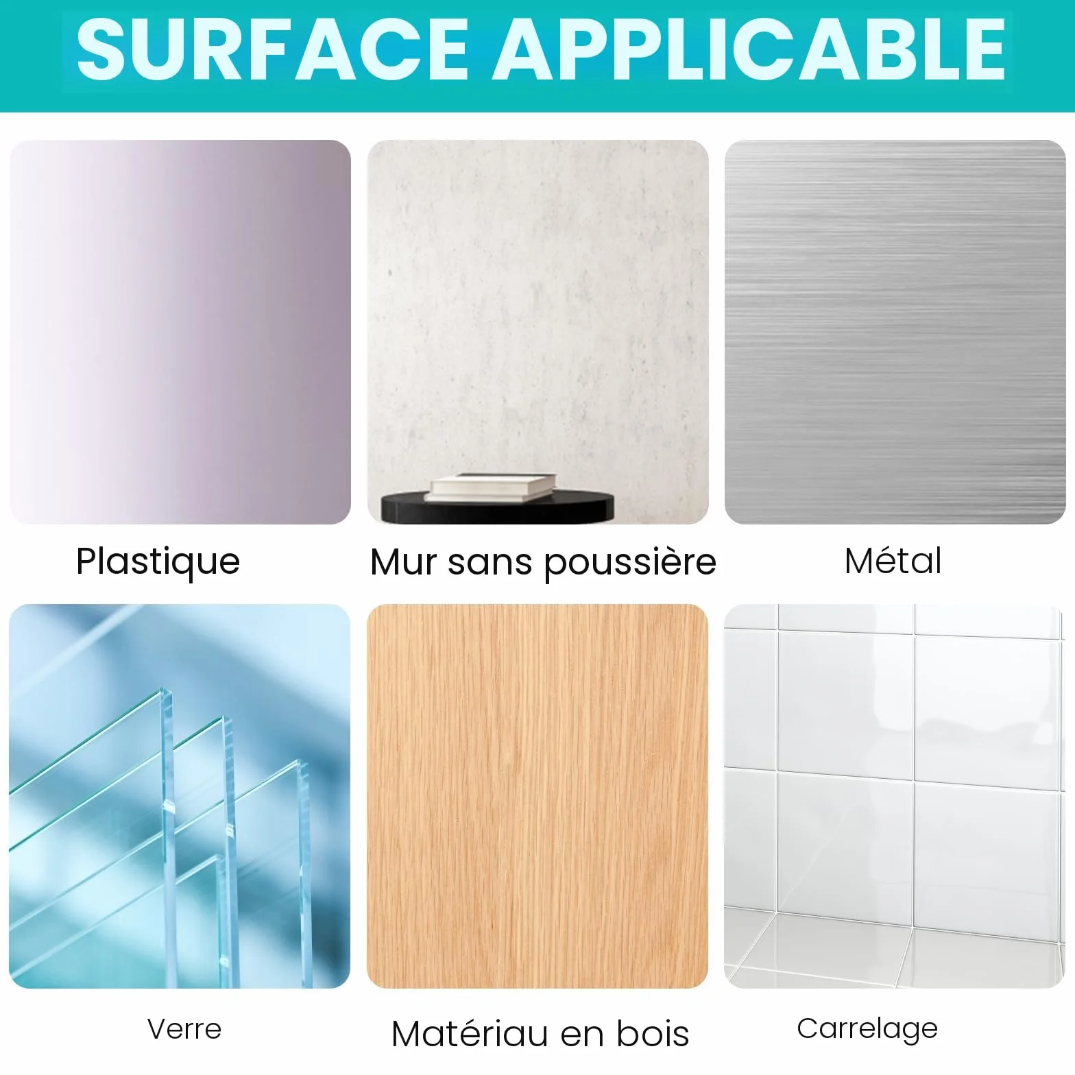 Lot 4 Adhésifs Rechange Support Douche Crochets Puissants Angle Étagère Salle Bain Panier Porte Savon