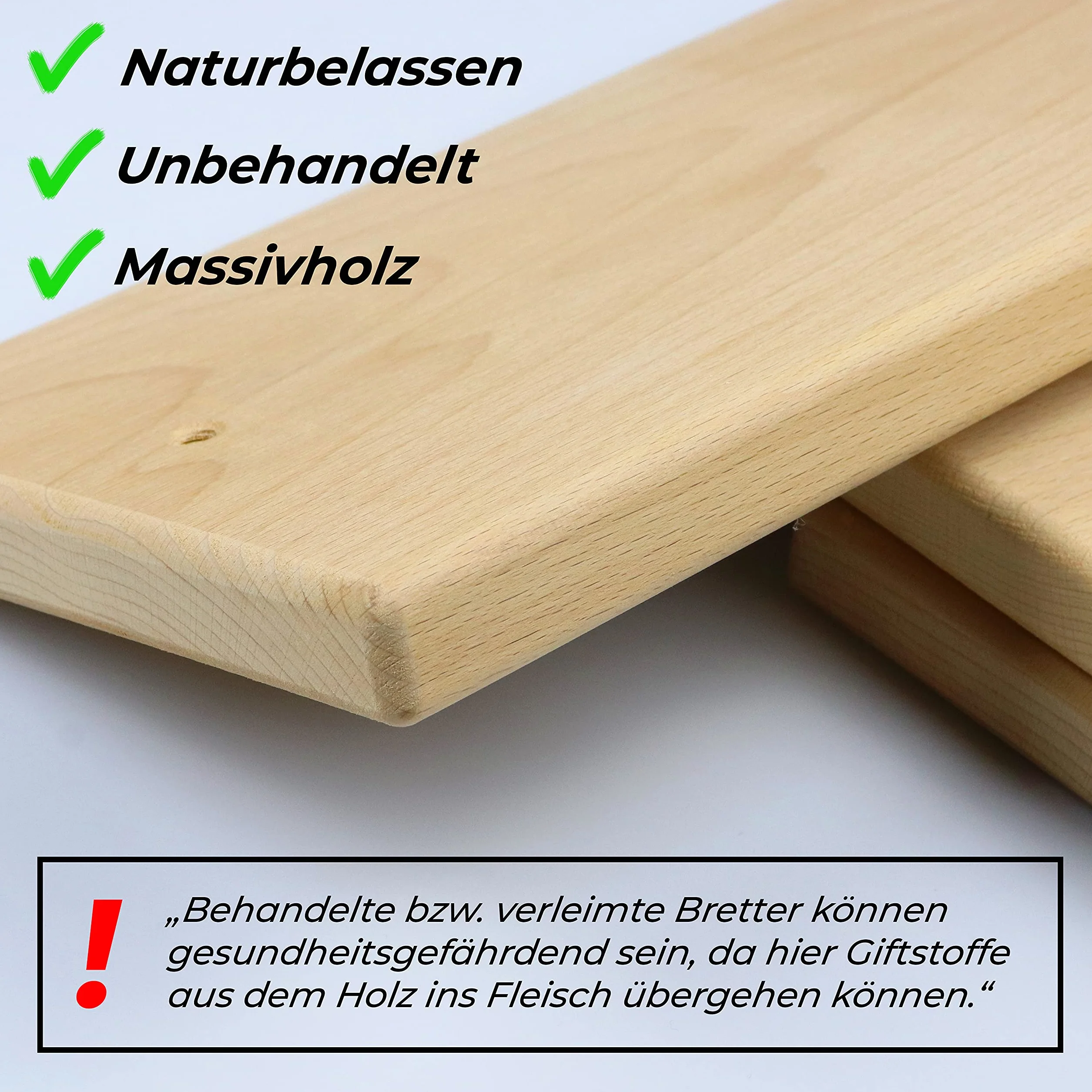 Bargen Premium Planche à Saumon en Hêtre pour Fumer ou Griller avec Support Stable