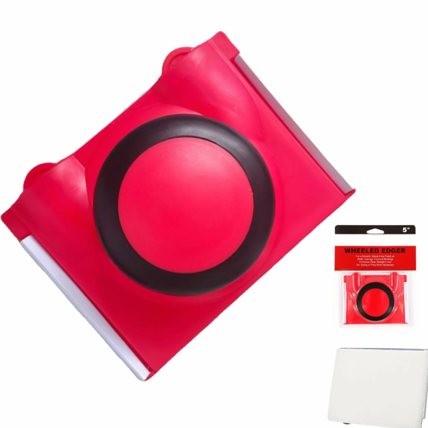 IGXX Outil de Peinture Multifonction pour Bordures de Peinture, Outil de Peinture pour Bordures de Peinture, Outil de Peinture pour Bordures de Peinture, Outils de Coupe pour la Peinture pour(Rouge)