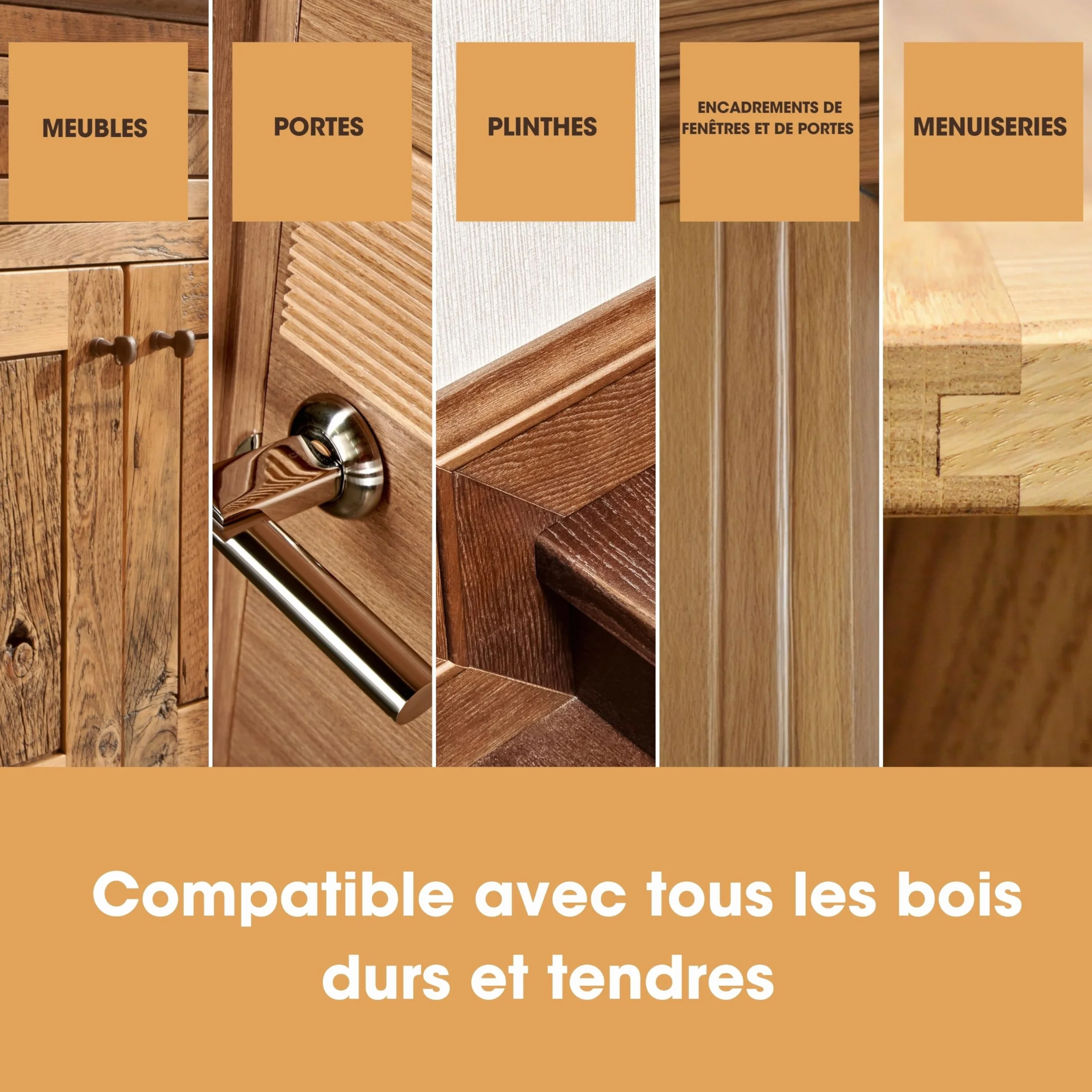 Vernis Bois Intérieur Ultra Résistant 250ml Satiné - Vernis à Séchage Rapide en Phase Aqueuse pour Meubles Bois Dur et Tendre