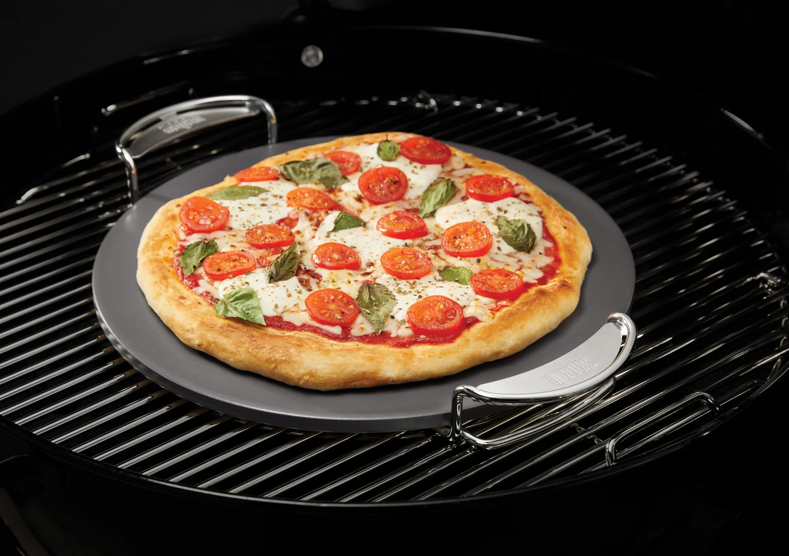 Weber Crafted Pierre à Pizza émaillée résistante à la Chaleur crème 8861