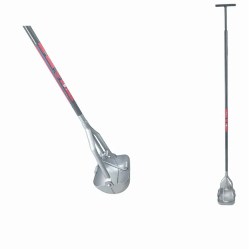 Pelle de puits carrée, 15 cm, Calamity Scoop Sewer, Longueur Totale 153 cm