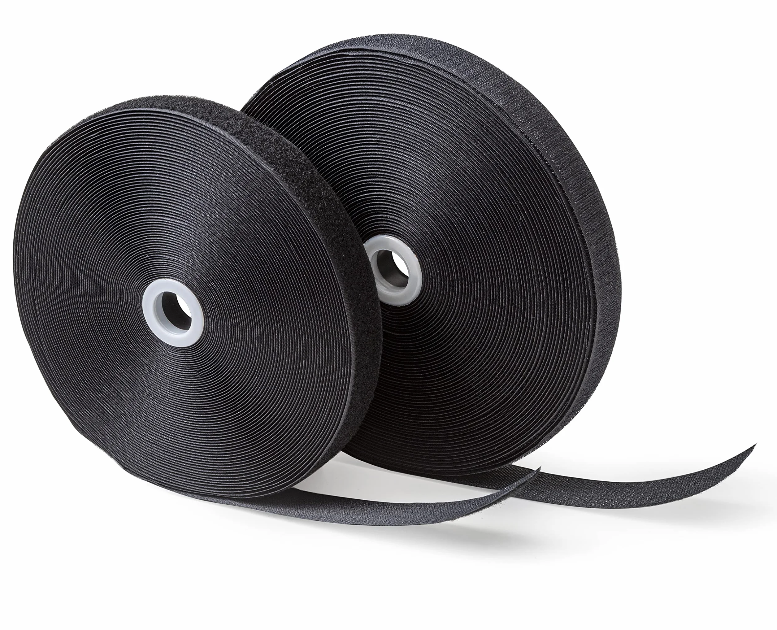 IPEA Ruban à Coudre 20 mm Noir 25 Mètres Non adhésif Scratch Bande Auto-Agrippante Extra Fort