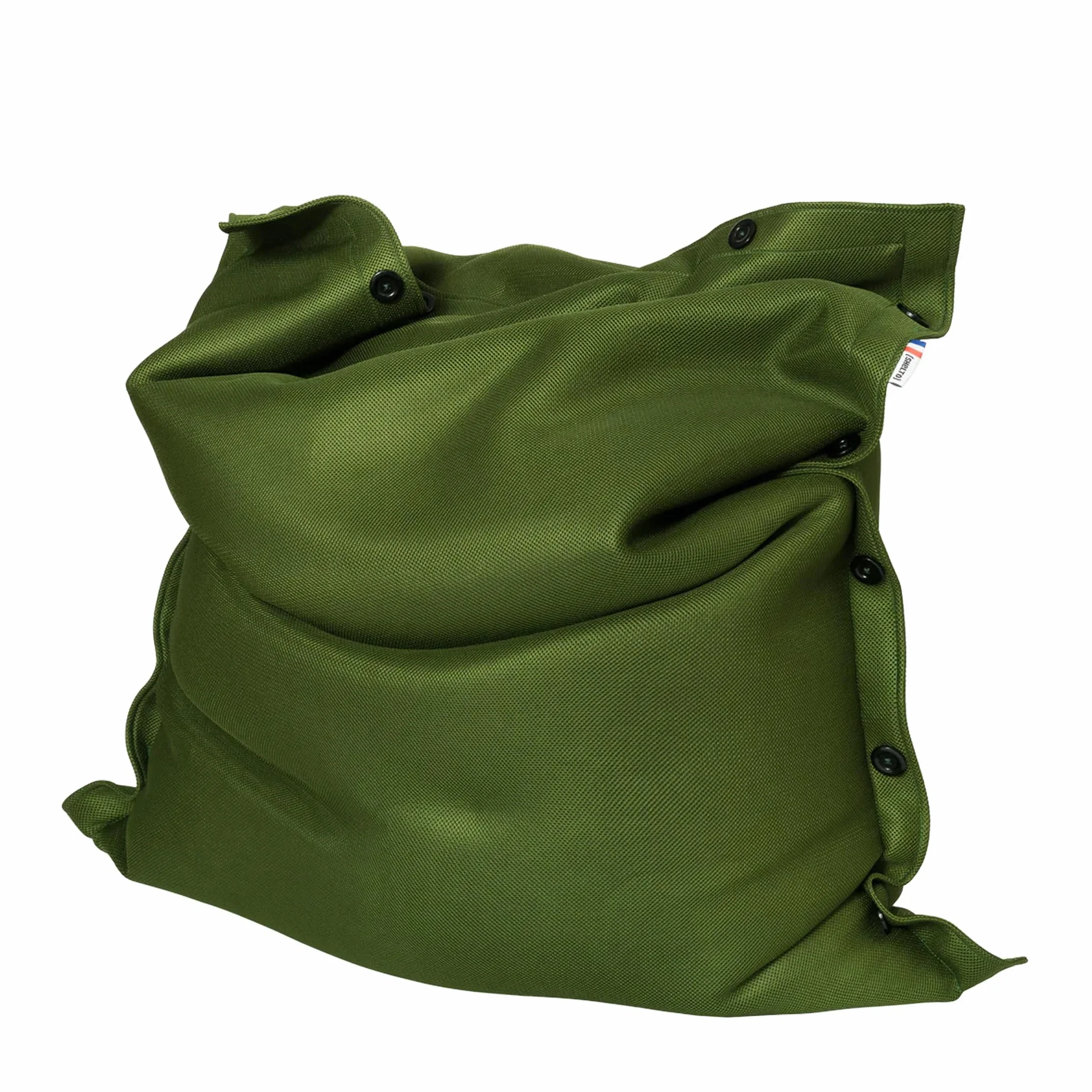 Pouf Géant Tissu Mesh3D Garden 125 X 175 - Polyester - Housse Lavable - Fabriqué en France