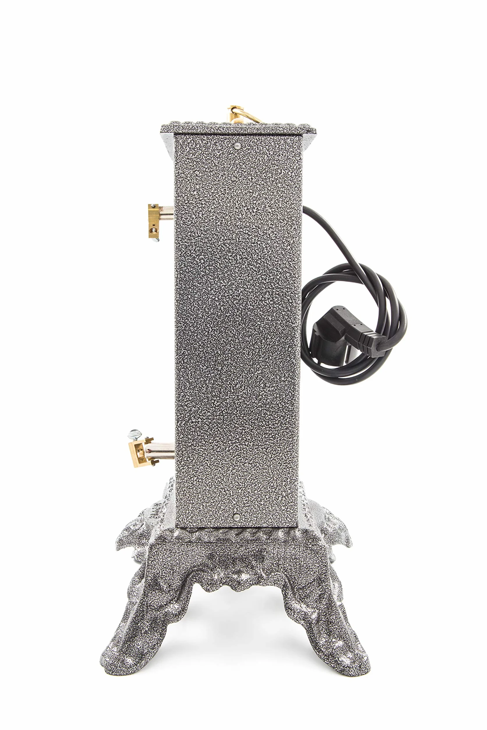 Giemme Spoleto Tournebroche Décalé 2 moteurs, brochettes fixes décalées, capacité 6+6 kg