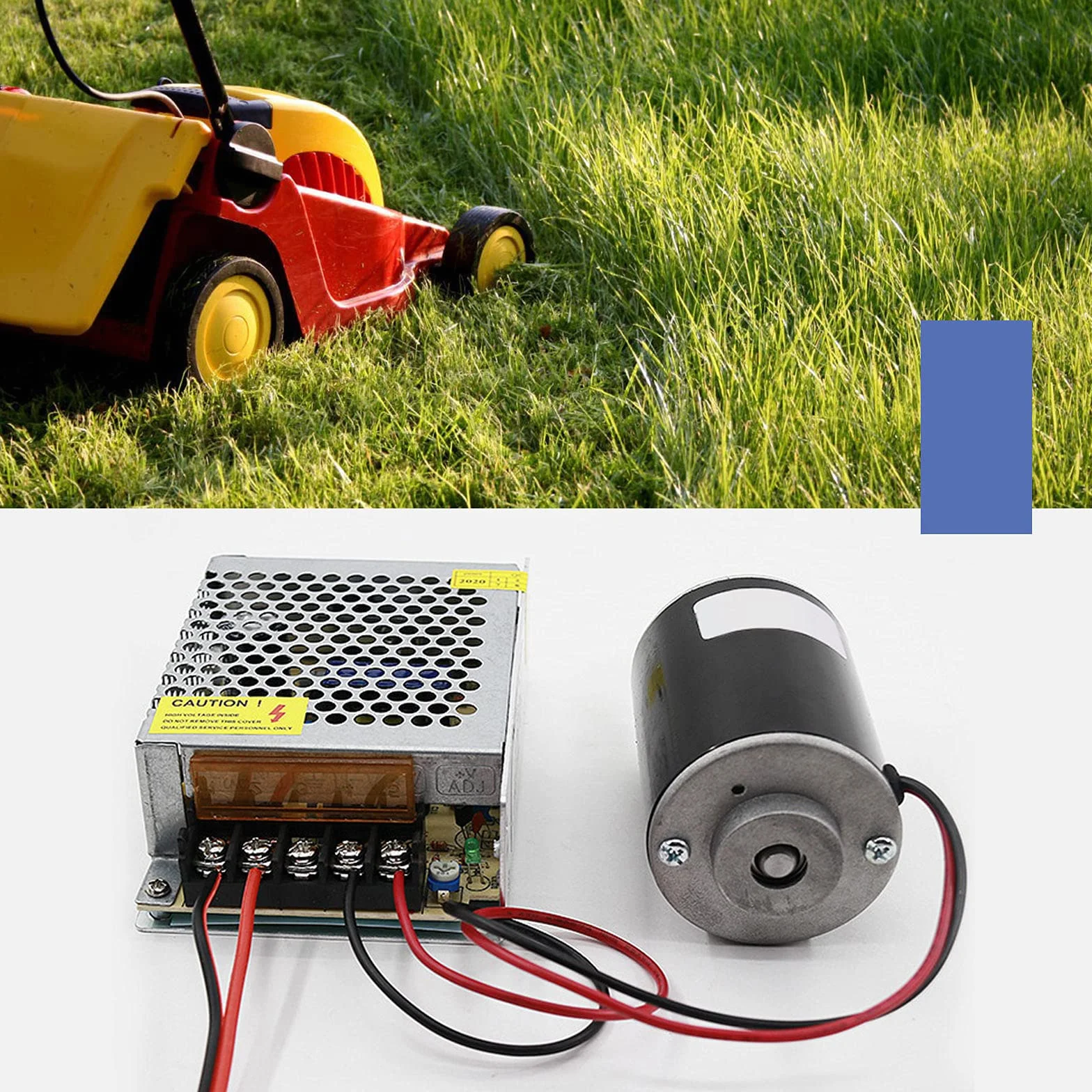 Moteur à Aimant Permanent DC 12V 30W CW/CCW Haute Vitesse pour Générateur de Bricolage