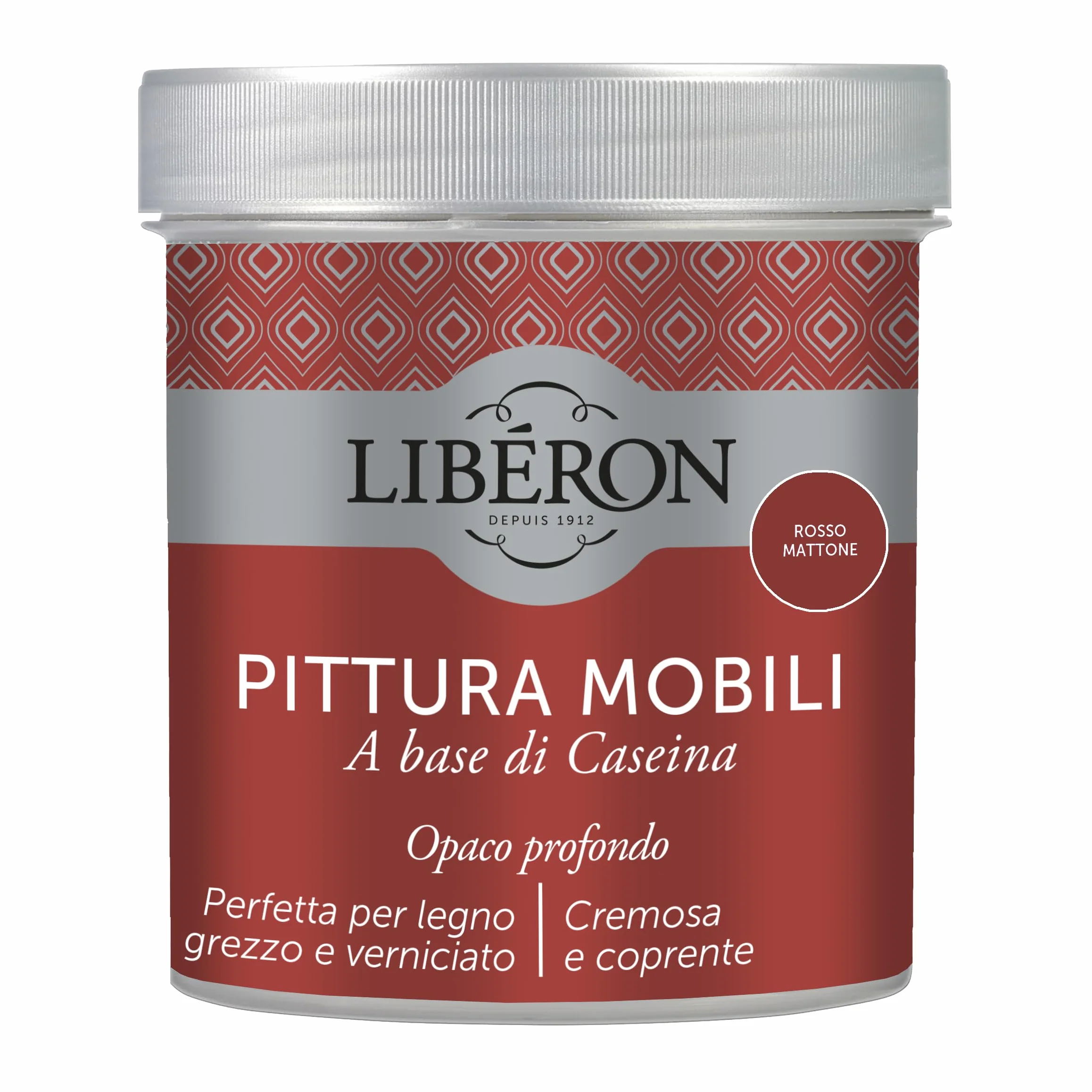 Libéron Peinture Meubles Caséine Rouge Brique 0.5 L