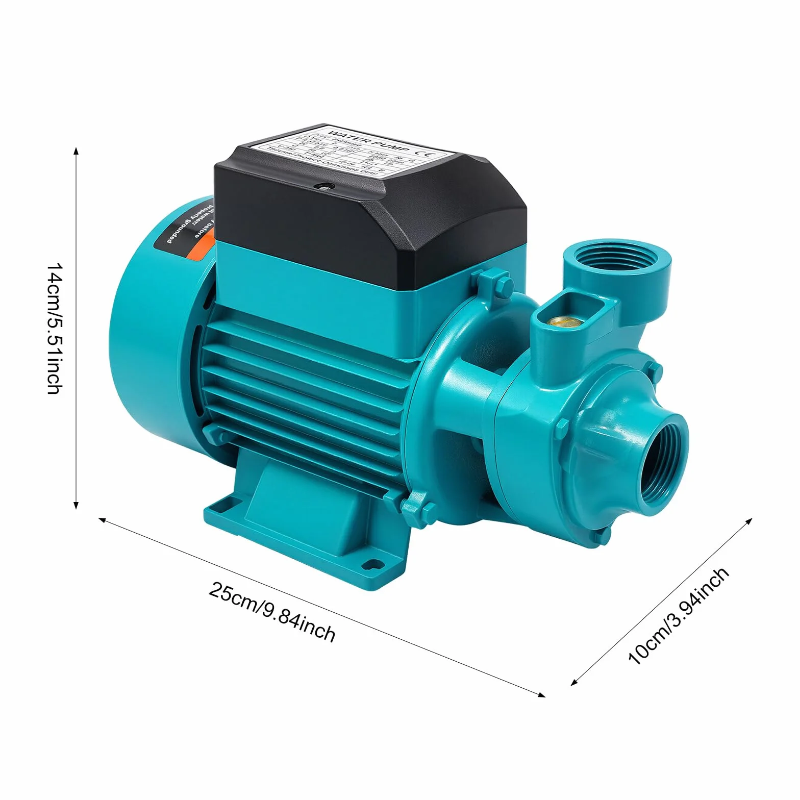 Pompe de jardin 370 W 220 V haute pression 2000 l/h 38 m pompe électrique