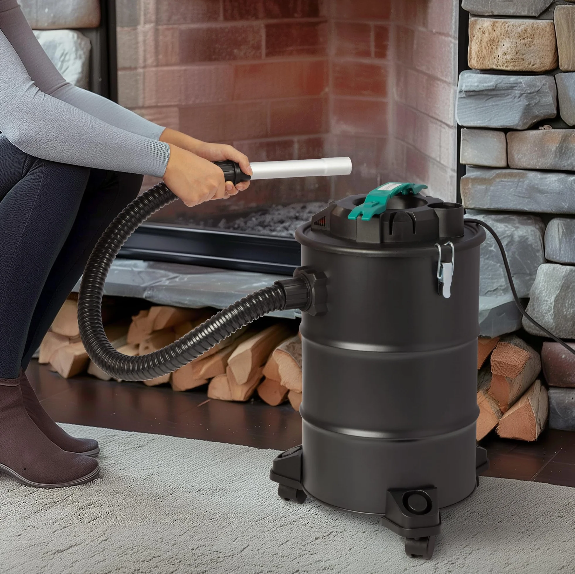 Navaris Aspirateur à Cendres 1000W 20L