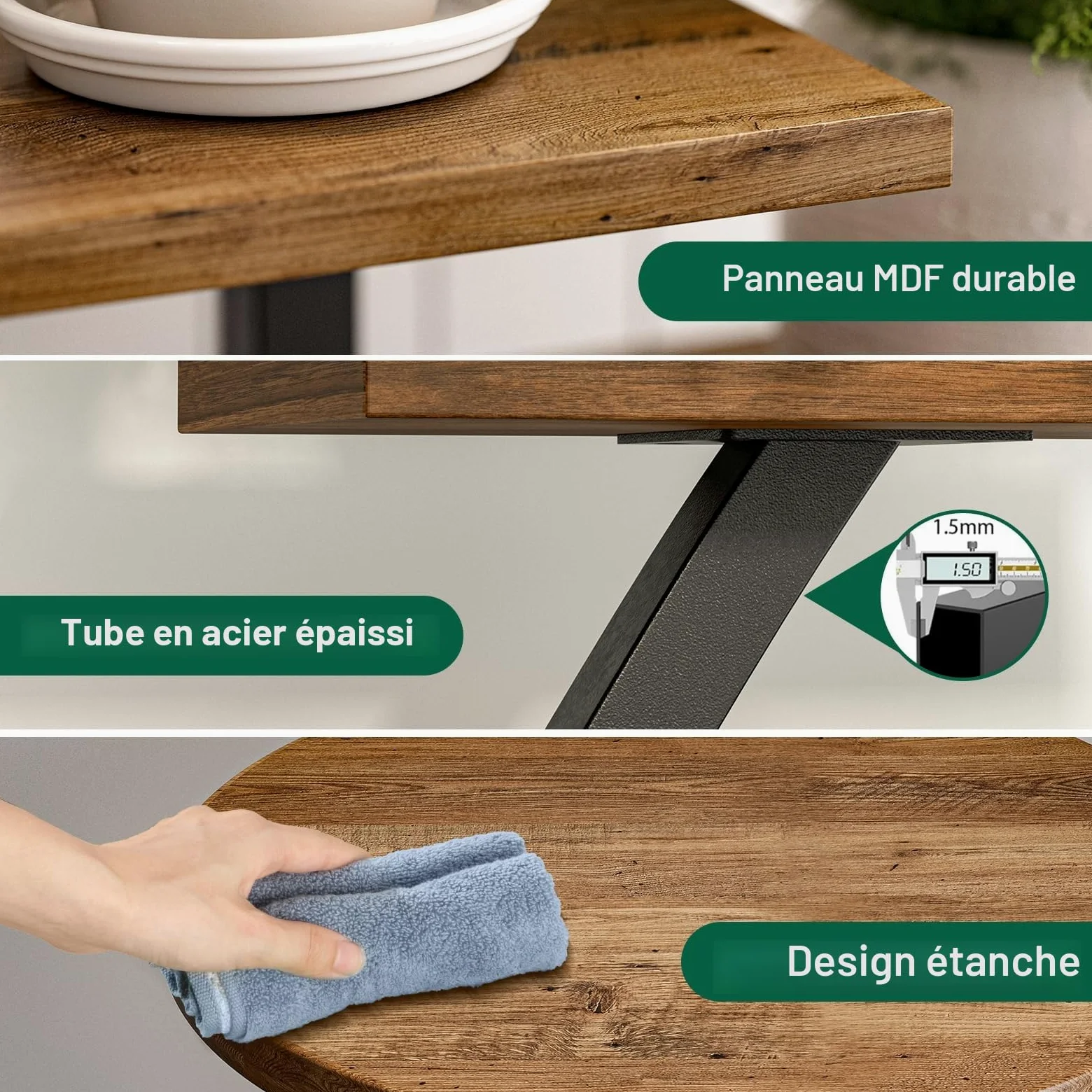 Étagère Plantes d’Intérieur à 11 Niveaux avec Lampes LED, Support Plantes en Métal 160 cm, Gain de Place pour 15–18 Pots, Coin Salon, Chambre, Balcon – Marron