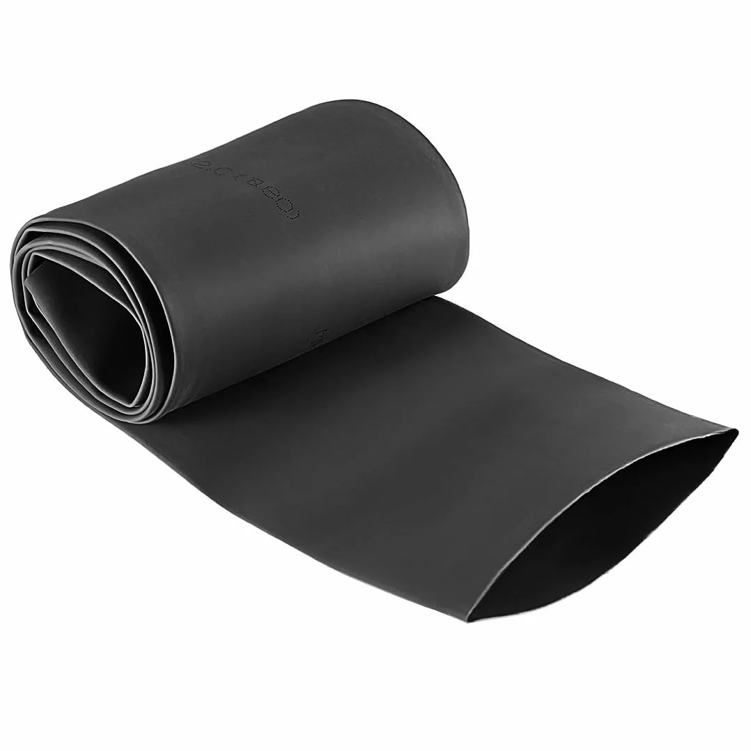 Unifizz Tube thermorétractable 60 mm 98 mm 2:1 1 m noir