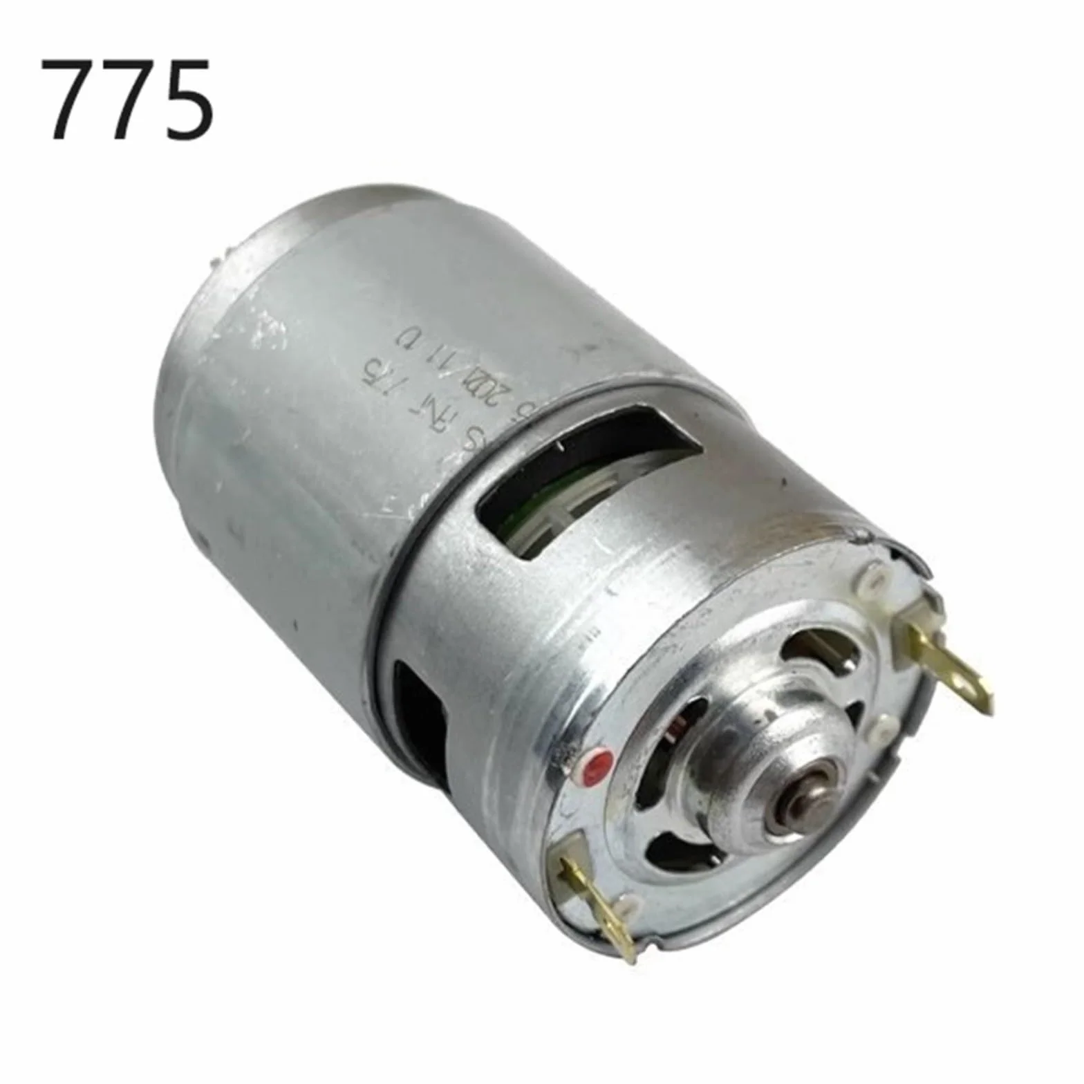 Moteur de perceuse 18 V 775 DC, moteur de rechange pour outils électriques argenté
