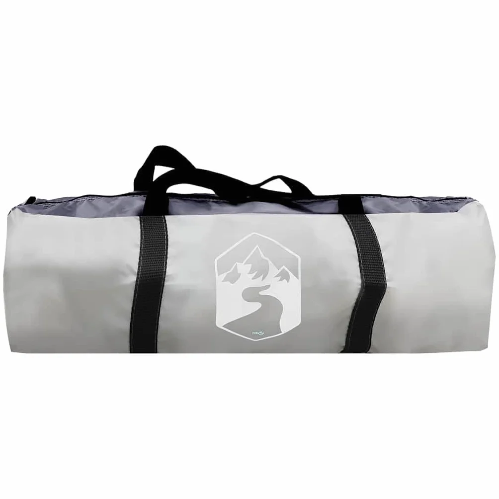 VidaXL Dôme de Piscine Gris et Orange 546 x 516 x 250 cm Anti-UV Pliable
