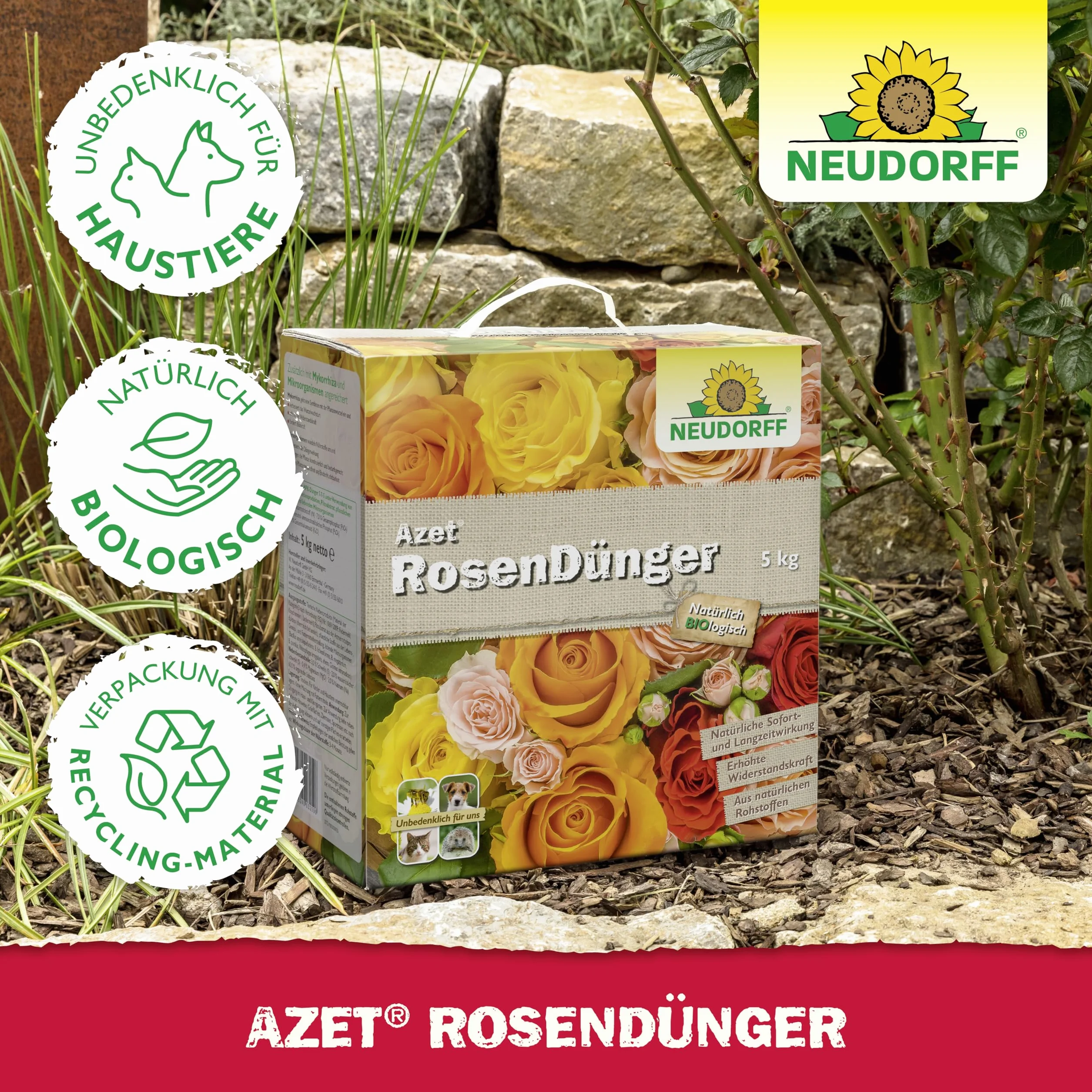 Neudorff Engrais pour rosiers 1,75kg 1201