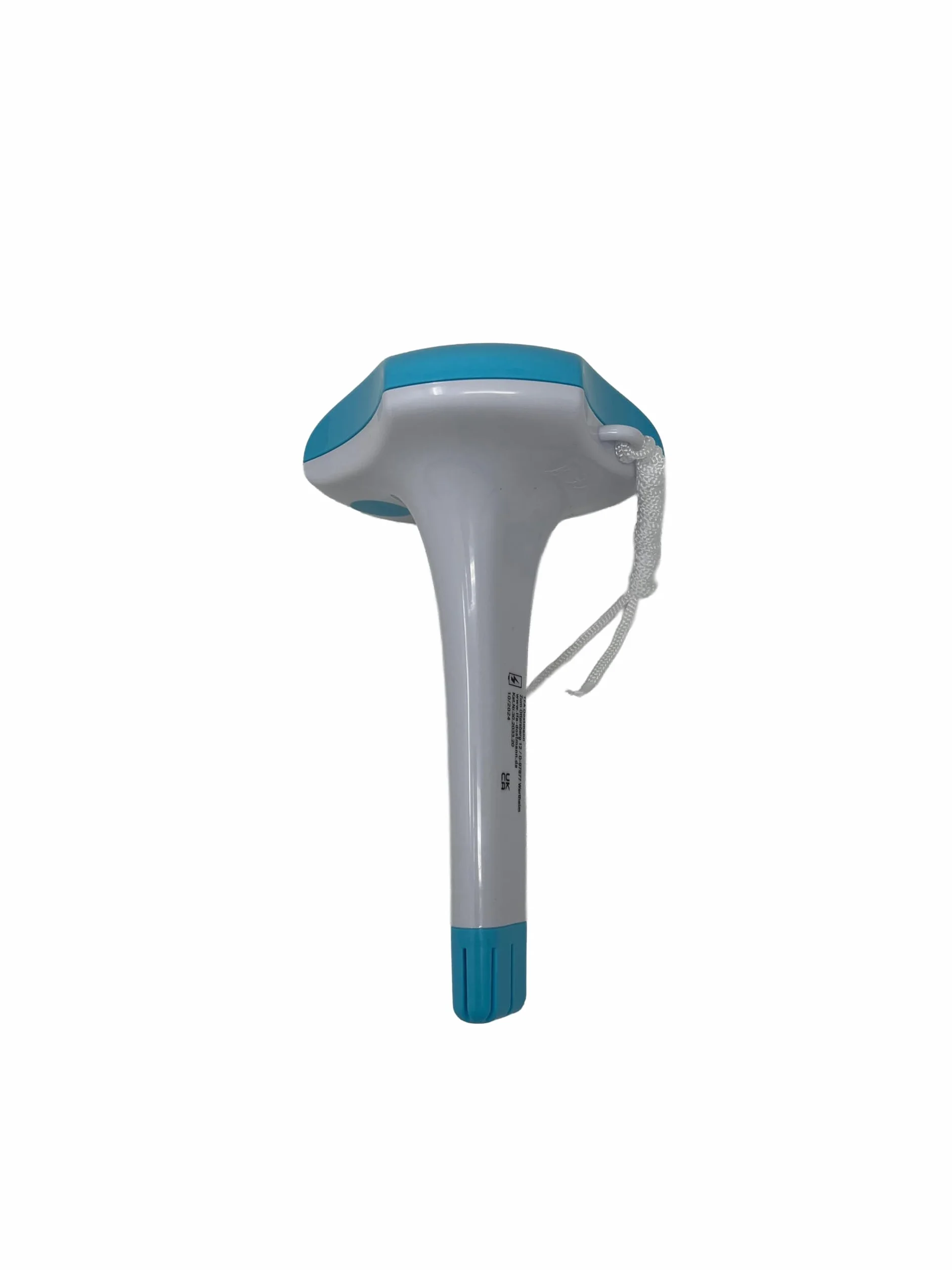 TFA Dostmann Thermomètre de Piscine Numérique Solaire Flottant 30.2033.20 Blanc-Turquoise
