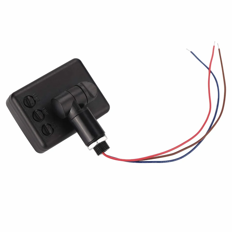 Interrupteur d'ampoule à capteur infrarouge de mouvement PIR 90~250V pour lampe de jardin