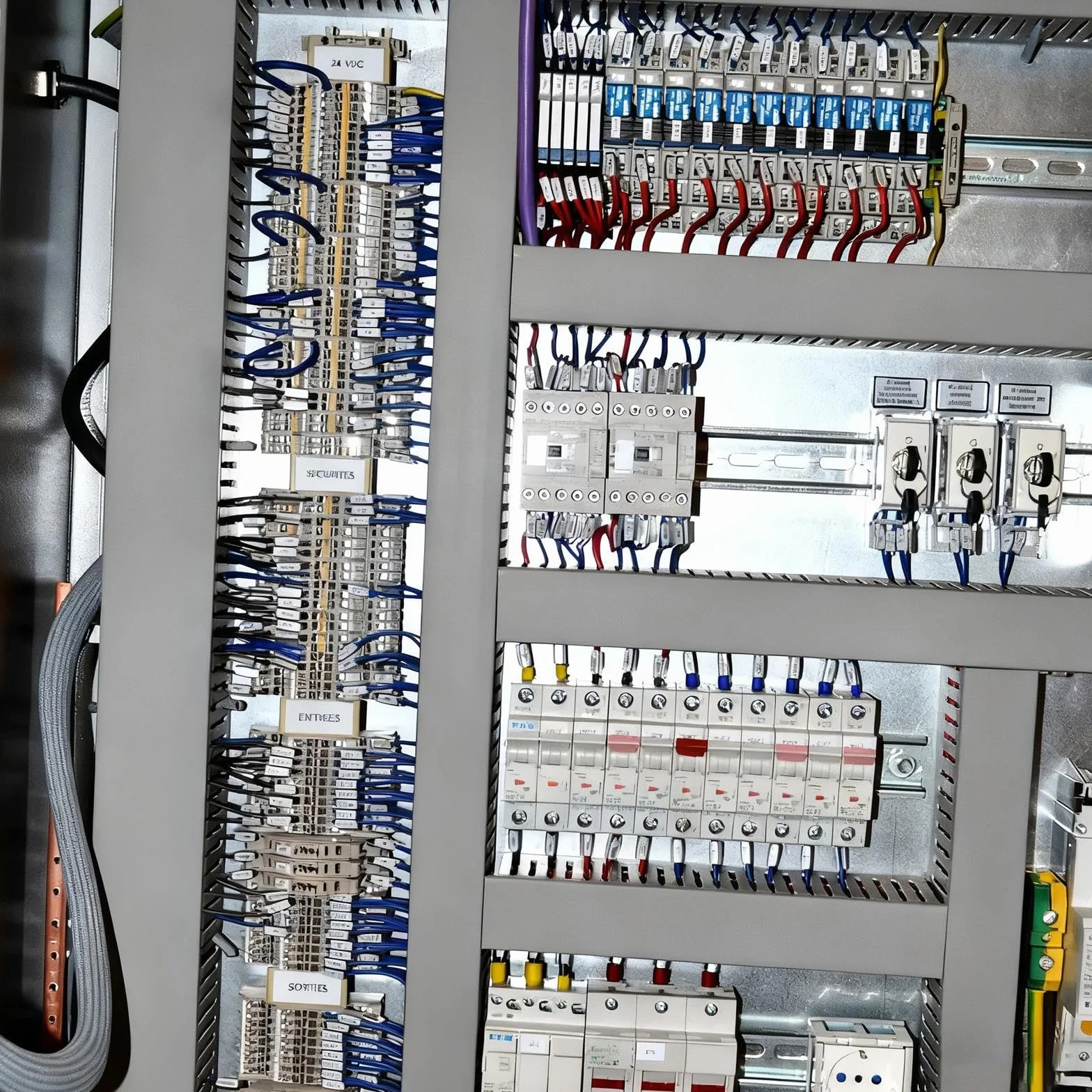 Kit de Blocs de Connexion pour Rail DIN UK/ MBKK2.5 Borniers, Barrette de Connexion