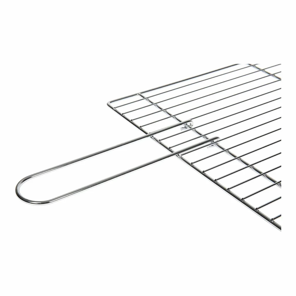 I LOVE BBQ - Grilles de Cuisson Barbecue et fumoir - Grille de Barbecue Simple, rectangulaire, 67x40 - Matière : Acier chromé - Dimensions : 67 x 40cm 2232, Nc
