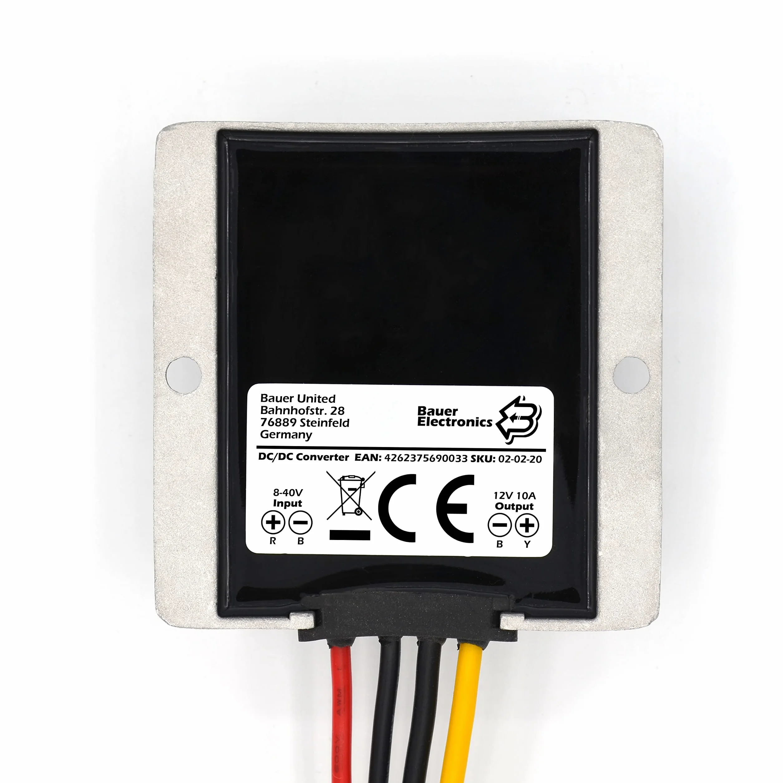 Convertisseur de tension DC DC 8V-40V à 12V 10A 120W Step Down Boost