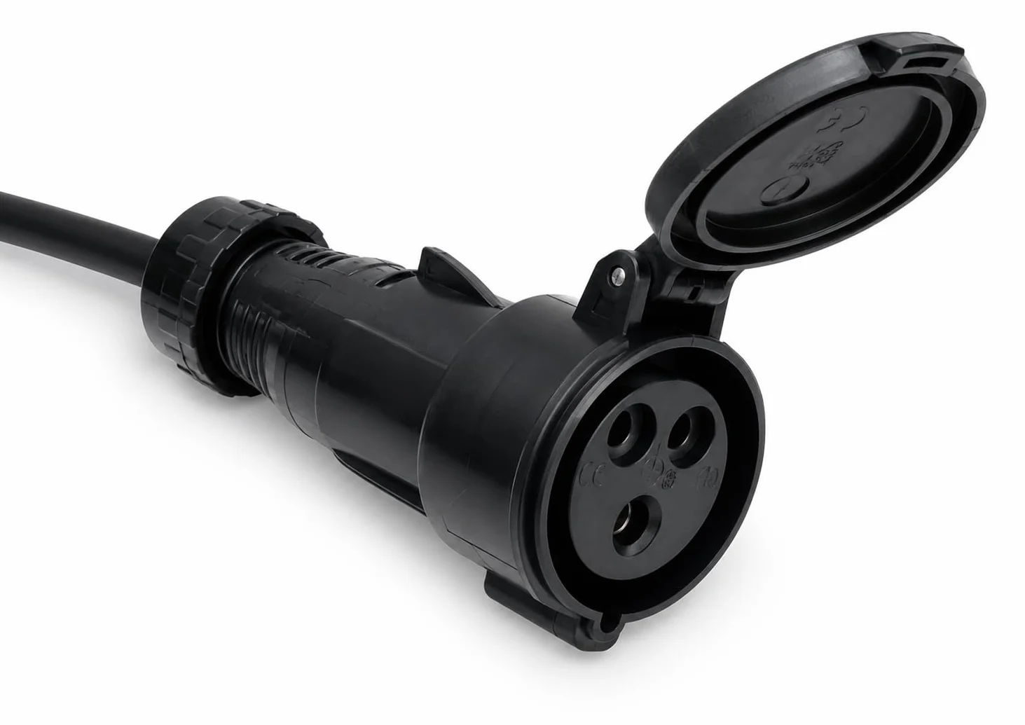 Séparateur électrique CEE 16A 3 pôles IP44 Double prise industrielle Splitter en Y 1 Mâle 2 Femelle