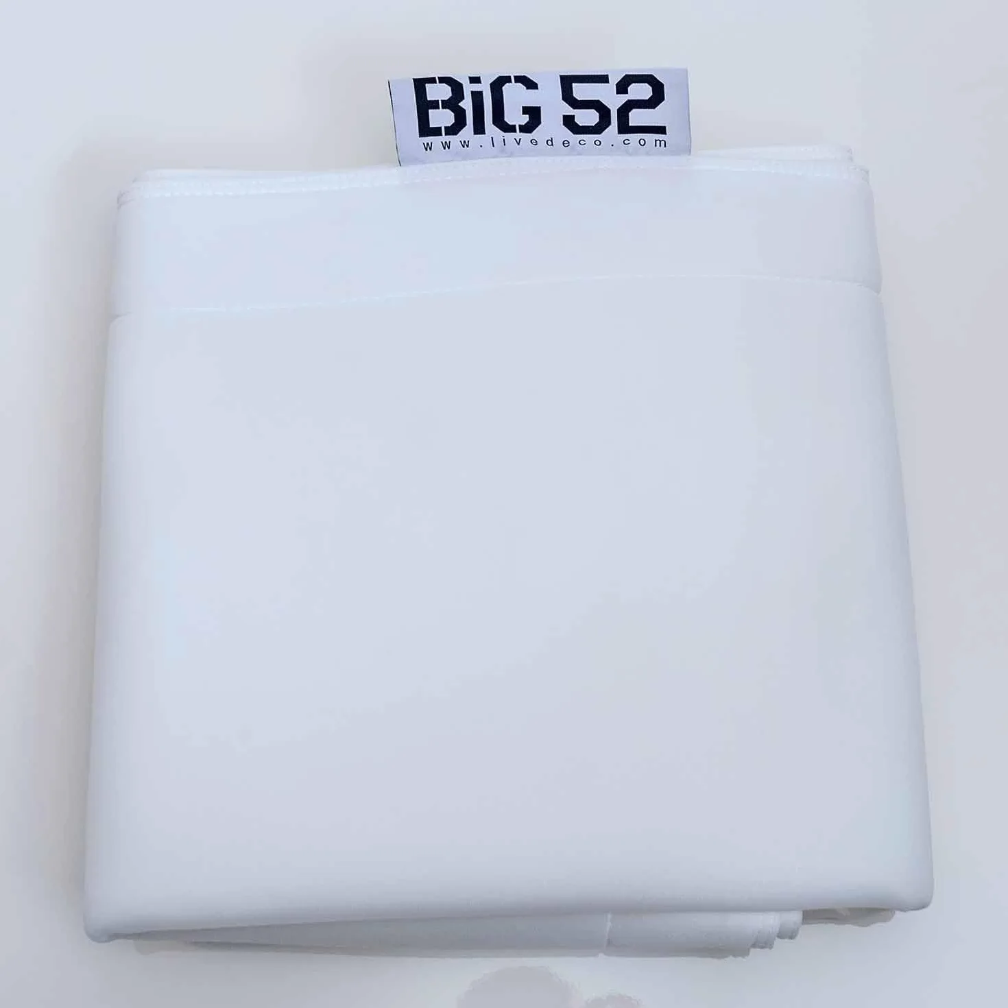LIVEDECO - Housse Vide Pouf Géant XXL, Flottant pour Piscine, Blanc Pool BiG52