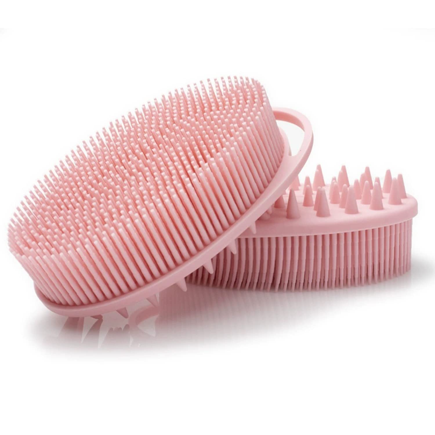 Pink Silicone Exfoliating Body Scrubber