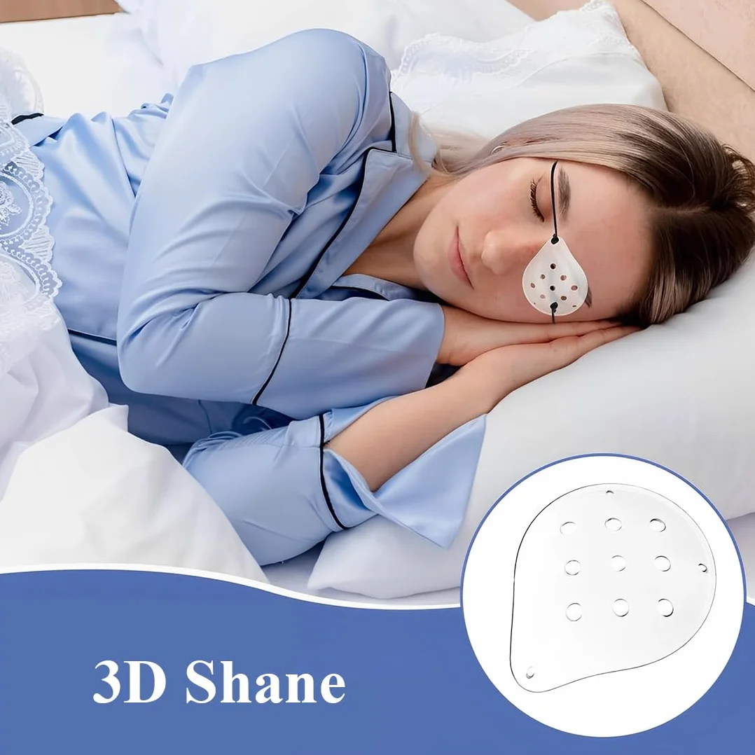 Masque oculaire transparent JEYORZY 4 pièces, coque de protection oculaire rigide respirante
