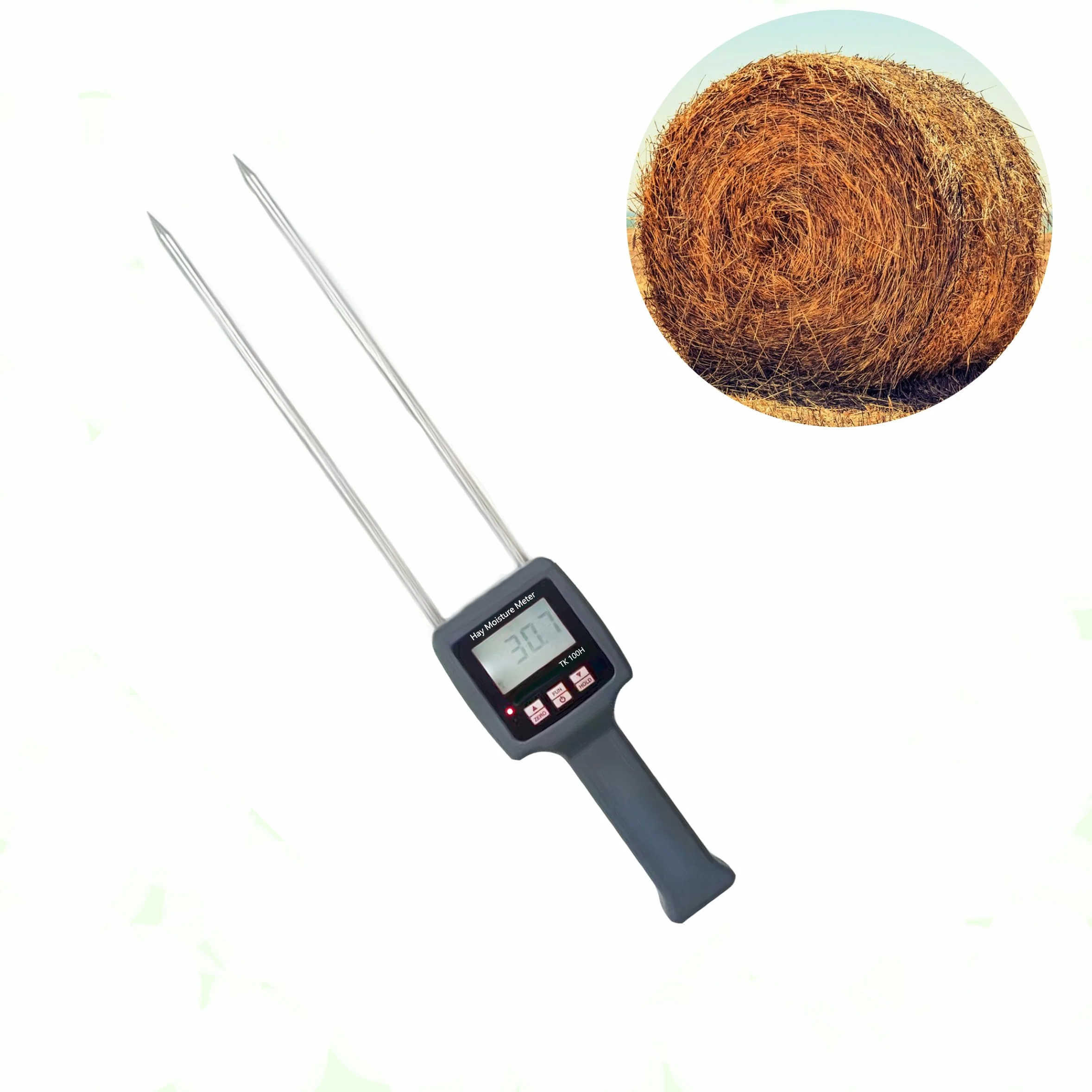 TK100 Humidimètre portable pour foin avec longue sonde