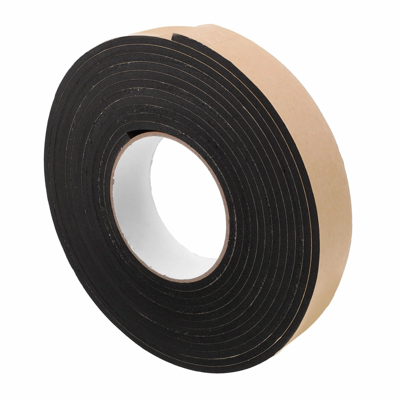 Ruban Adhésif Coupe-froid Porte 4 Mm Mousse Eva Noire Étanchéité Isolation Phonique Bande Autocollante Résistante Intempéries
