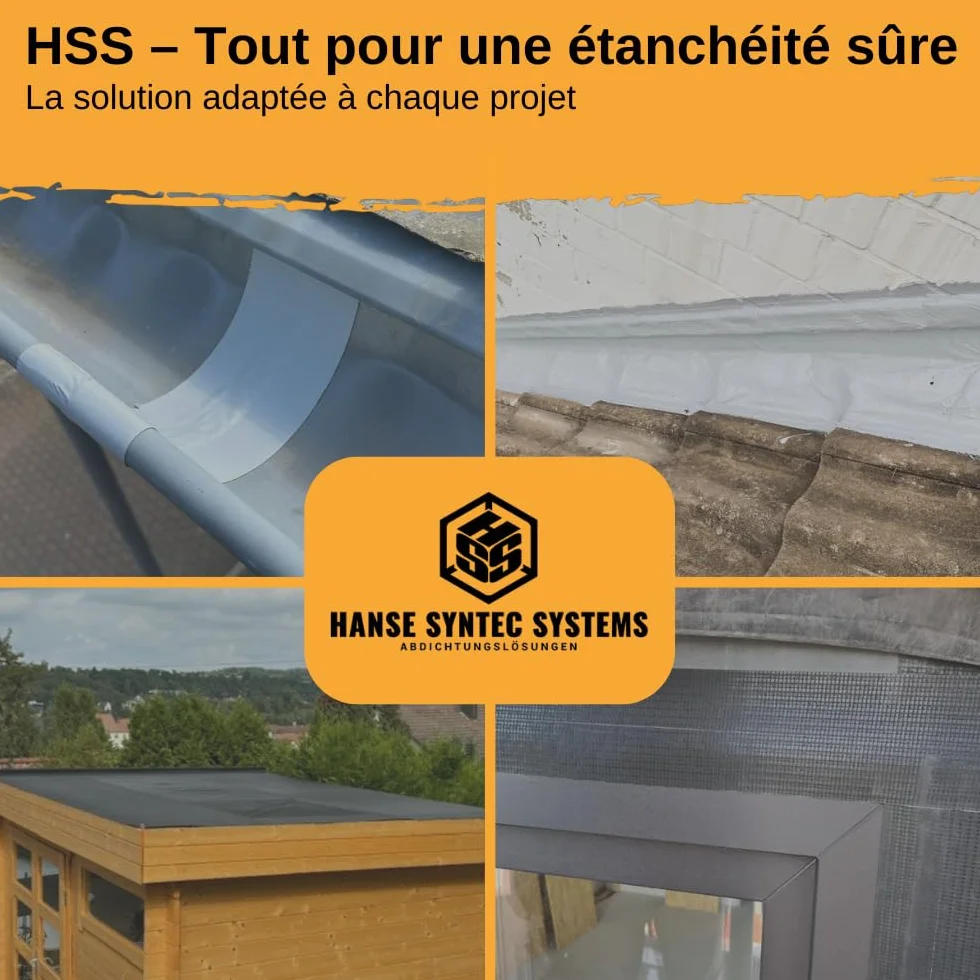 Ruban Butyle EPDM Étanchéité 10cm x 5m – Bande Adhésive Étanche Extérieur pour Réparations sur PVC, Bois, Métal, Béton