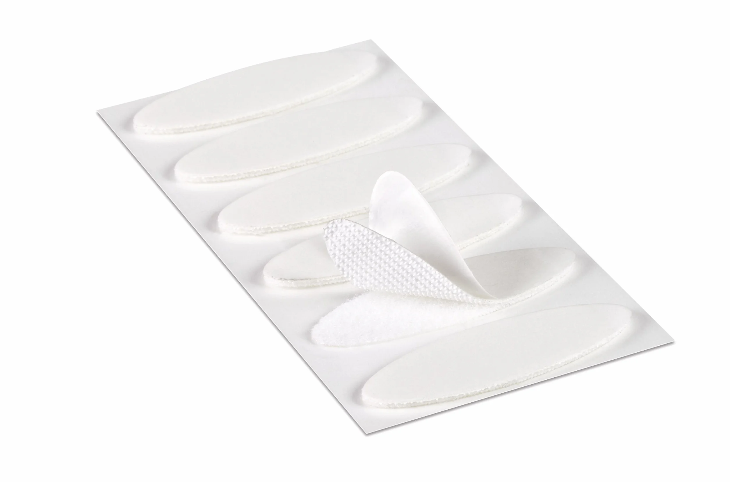 VELCRO Brand Pastilles ovales auto agrippantes adhésives 35mm x 100 blanc