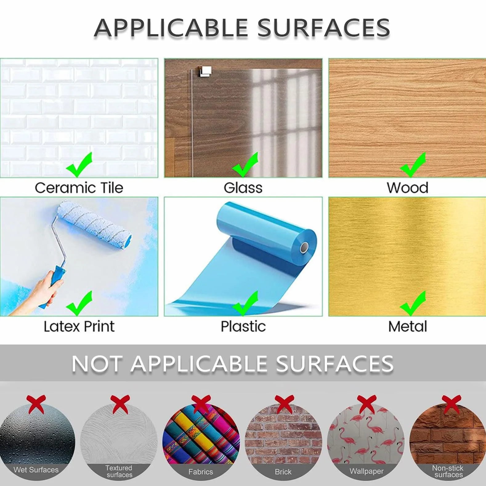Bandes de Suspension pour Cadres Photo, 48 Paires Ruban Adhésif Blanc, 4 Tailles Amovibles Sans Dommages