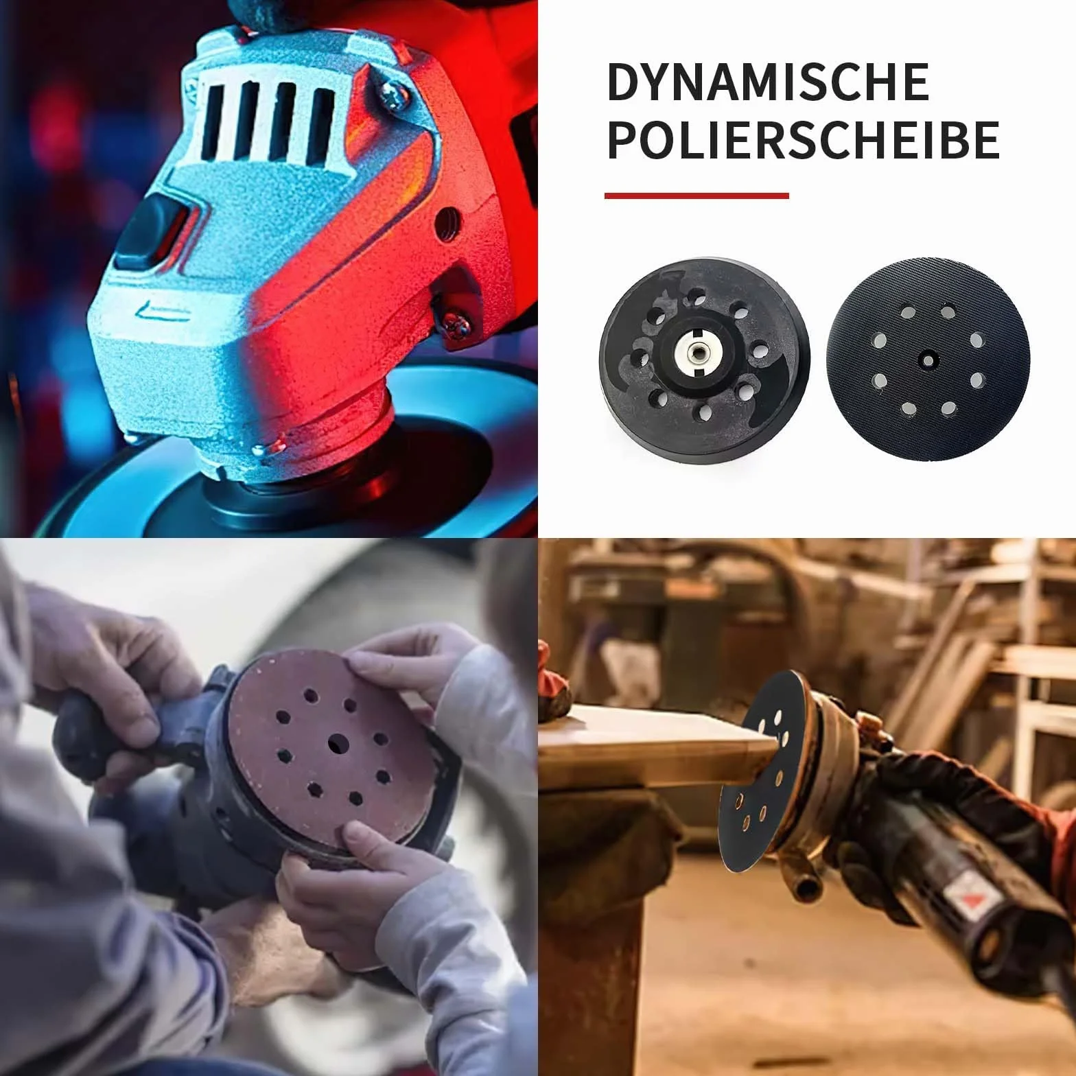 Metabo SXE 325 Intec 425 Turbotec Plateau de Ponçage Perforé 125 mm