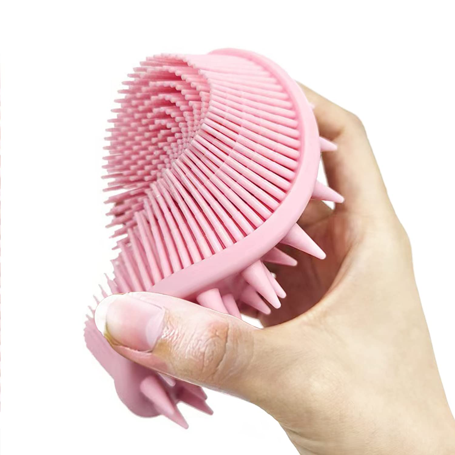 Pink Silicone Exfoliating Body Scrubber