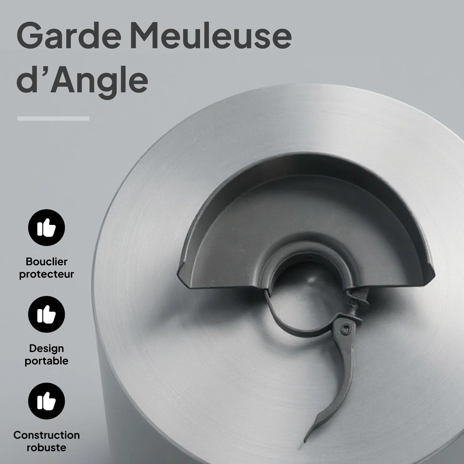 MagiDeal Protection de Meuleuse, Garde pour Meuleuse d'angle 100/115/125