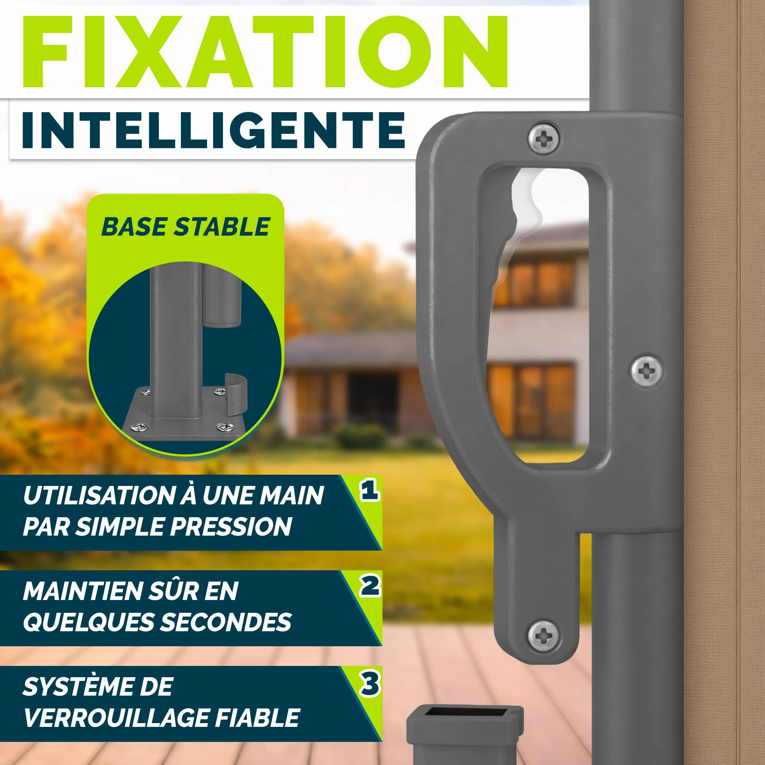 tillvex® Store latéral 160 x 400 cm extensible et opaque avec Housse de protection | Brise-vue pour balcon, jardin et terrasse | Support mural | Protection solaire en acier inoxydable | Contre le vent