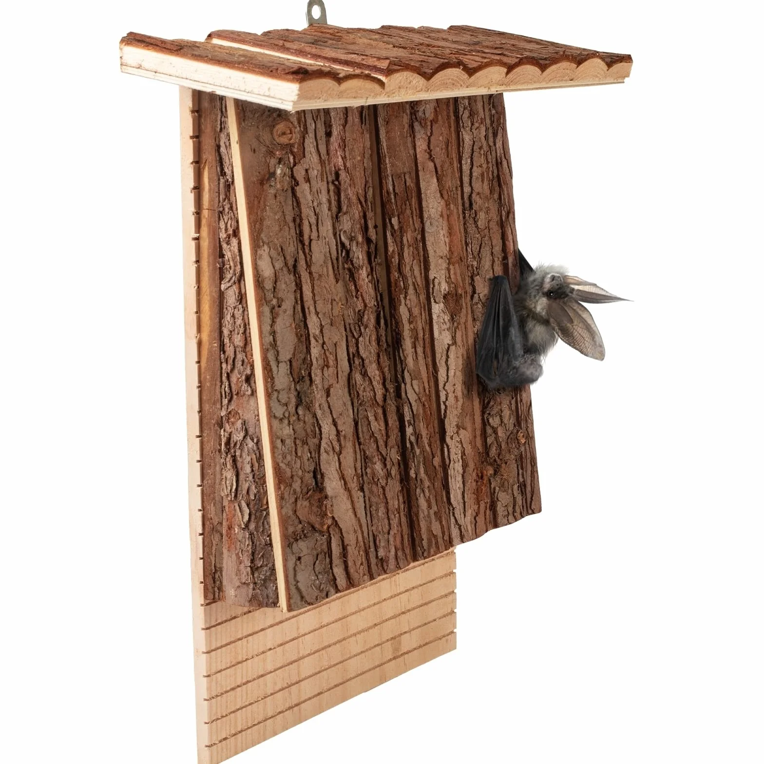 GARDIGO® Bat Box Nichoir à Chauve-Souris Bois Naturel 40 x 32 x 11 cm