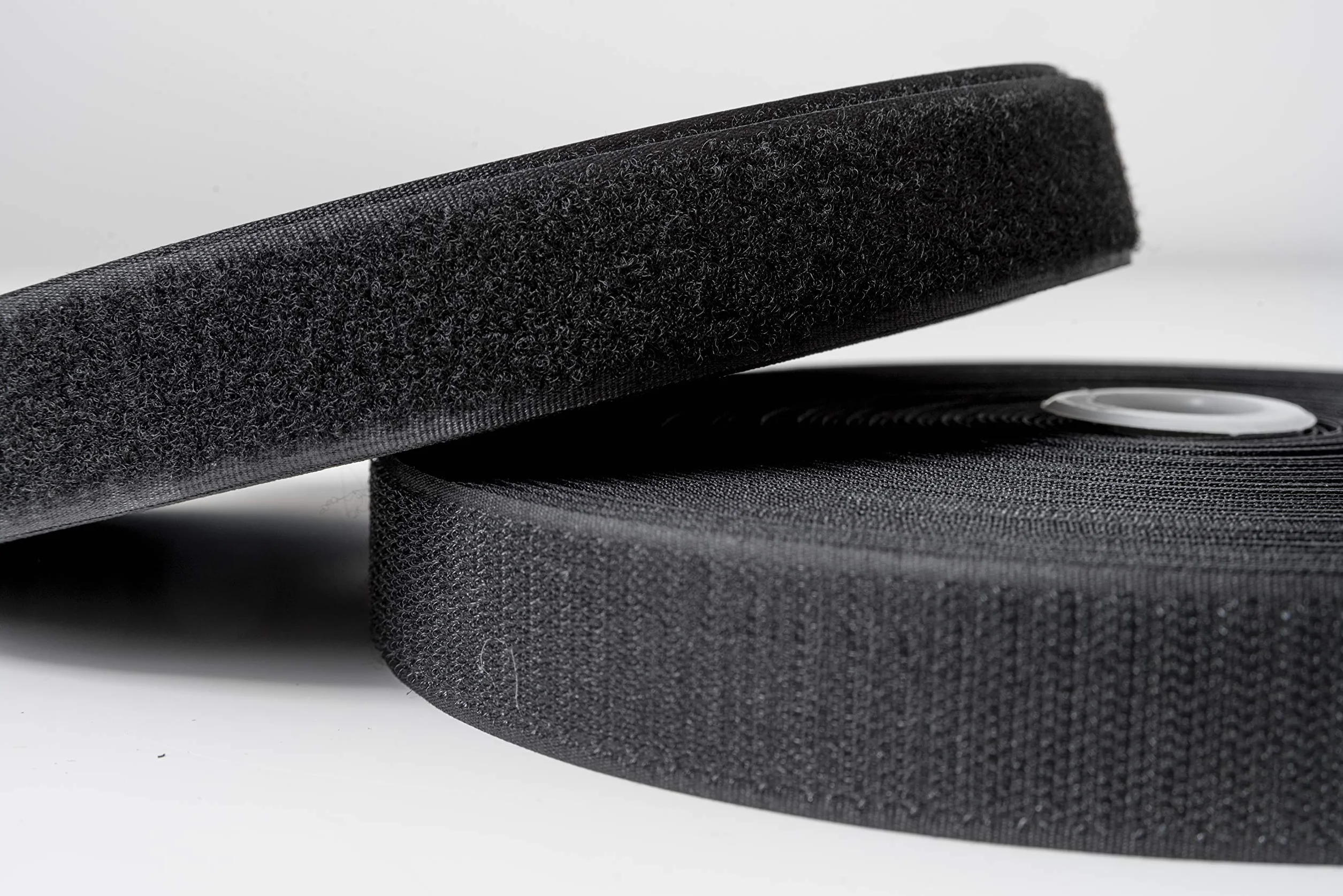 IPEA Ruban à Coudre 20 mm Noir 25 Mètres Non adhésif Scratch Bande Auto-Agrippante Extra Fort