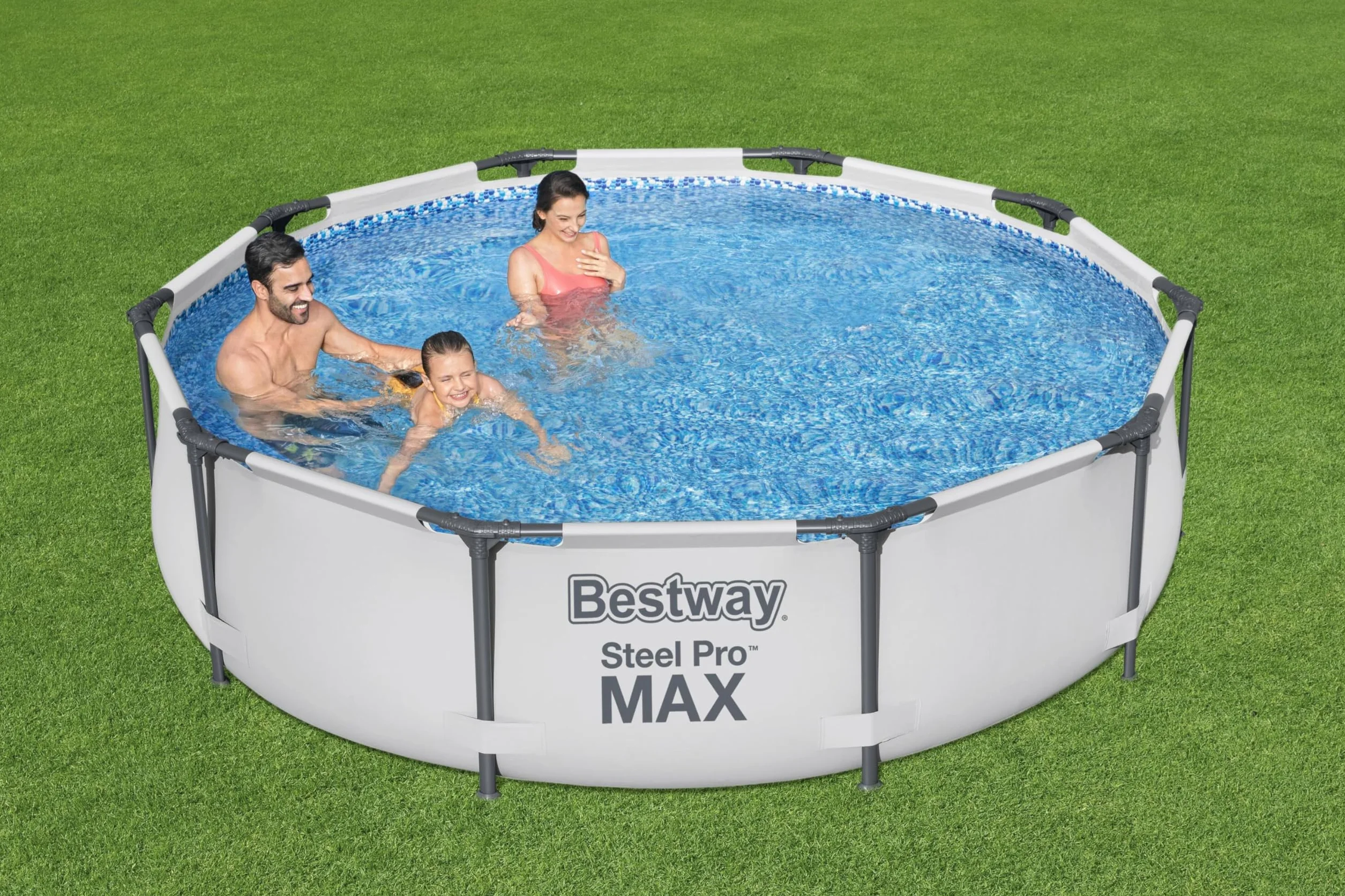 Bestway Piscine Hors Sol Ronde Steel Pro Max 305 x 76 cm avec Filtre à Cartouche