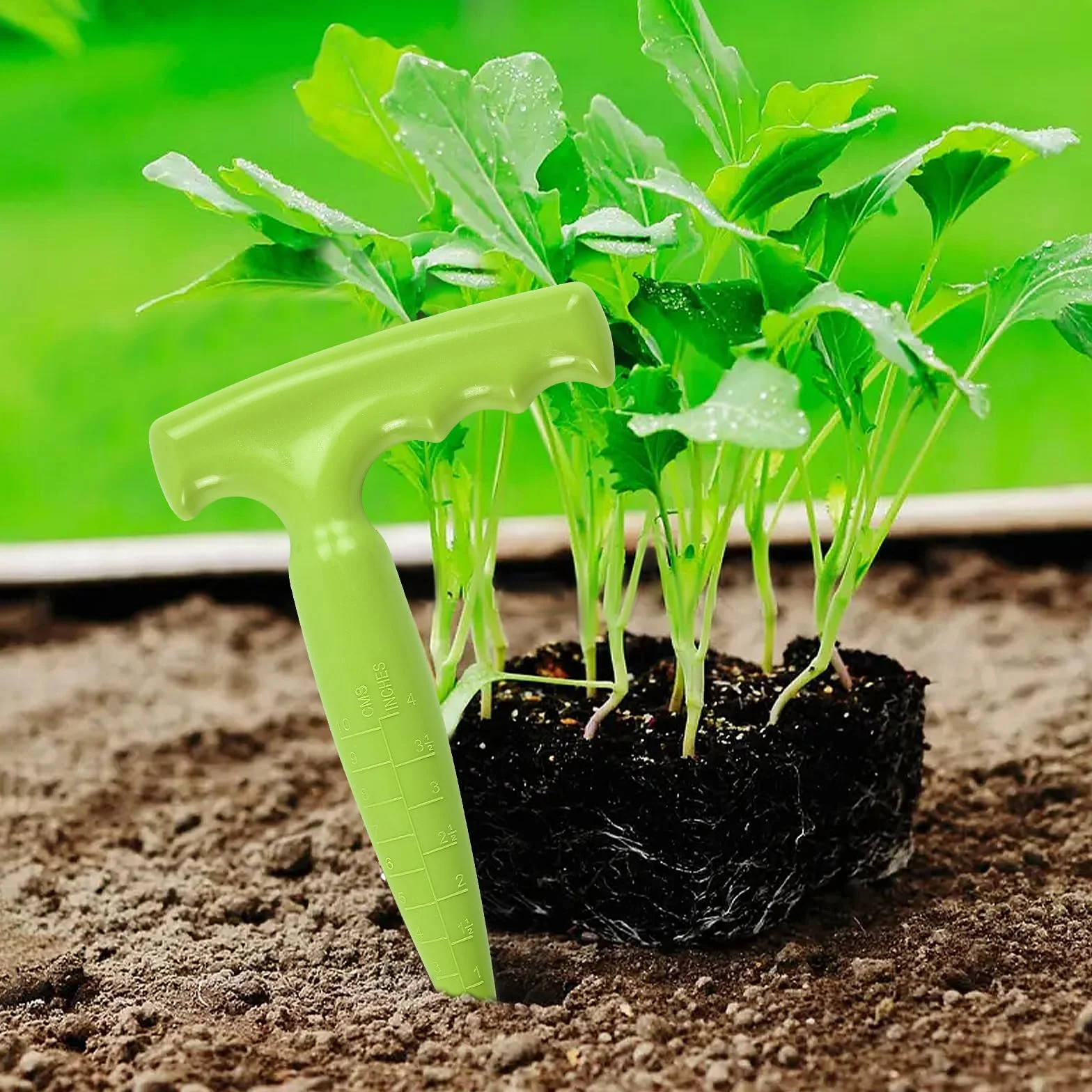 Dereine Outil Jardinage Plantoir, Plantoir Jardinage, Plantoir a Bulbe Jardinage, Plantoir de Jardin, Plantoir, Aides à la Culture des Plantes Succulentes et des Plantes de Jardin
