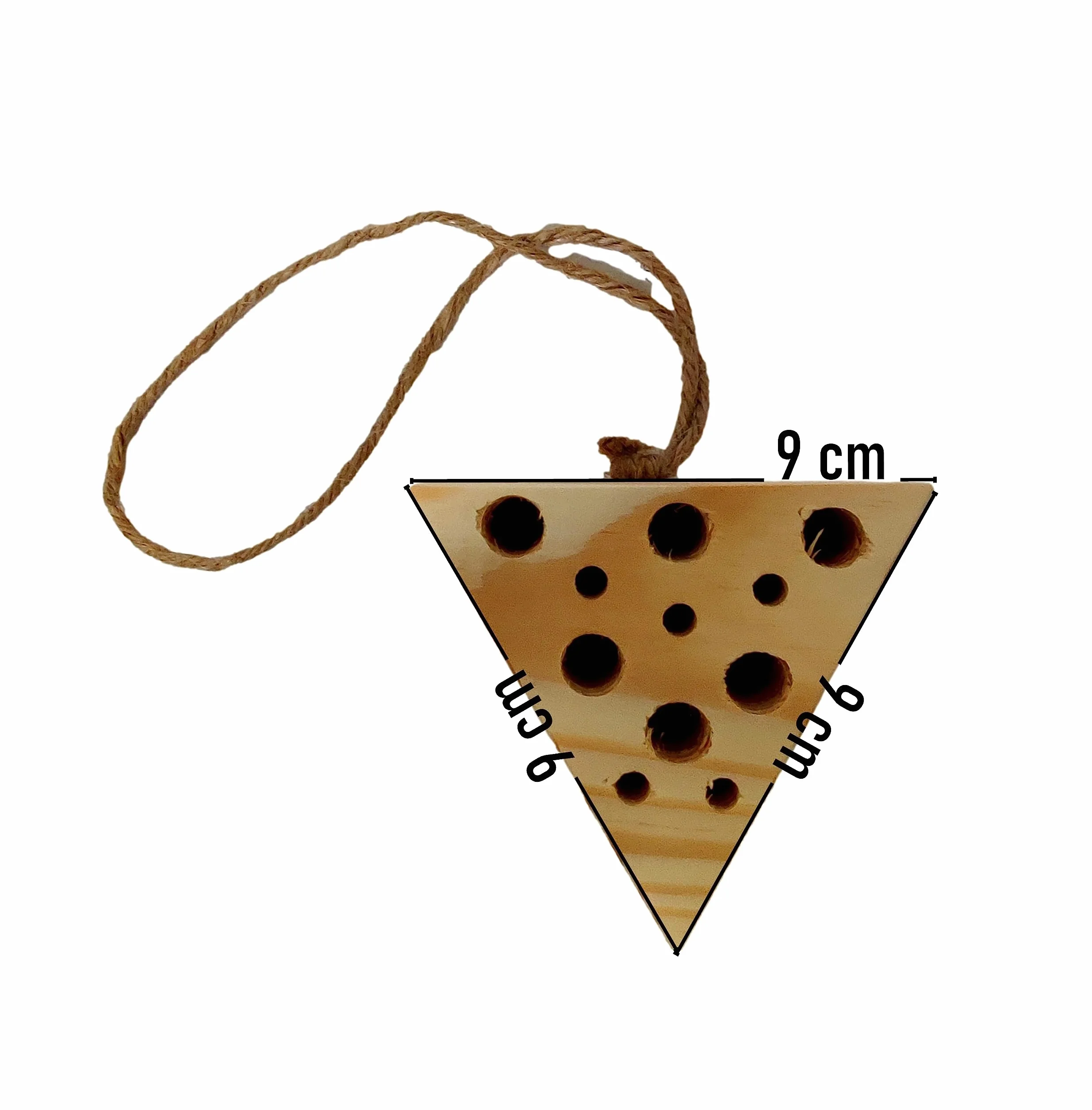 Wooden World - Hôtel pour Insectes – Abris écologique Naturel en Bois pour Insectes - Triangle inversé