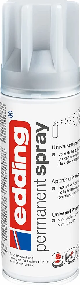 edding 5200 apprêt permanent universel en spray 200 ml Gris