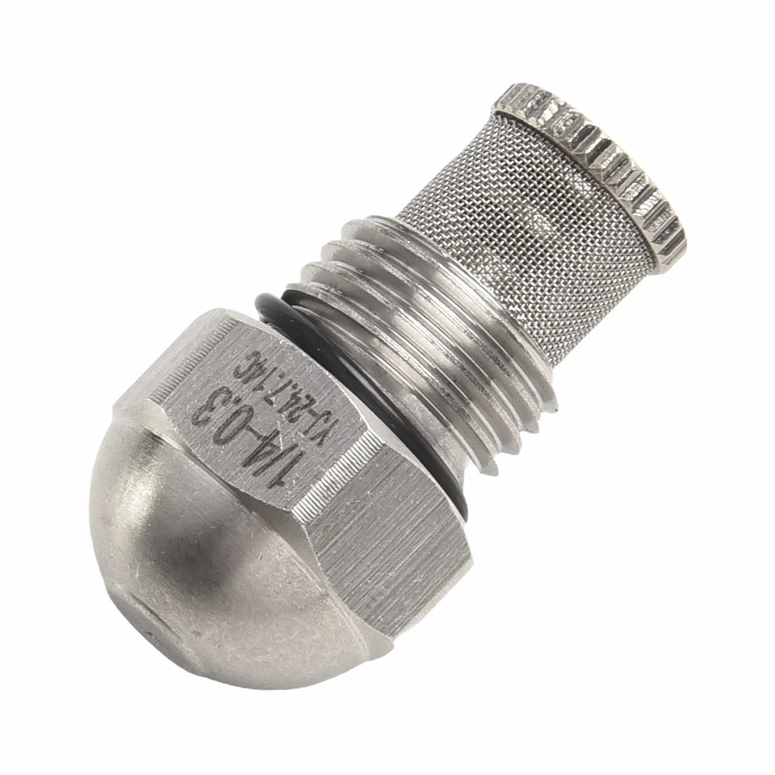 Buse de brume en acier inoxydable 1/4 BSPT Orifice de 0,3 à 1,5 mm pour pulvérisation fine, irrigation de jardin, refroidissement par brouillard paysager (0,3 mm)